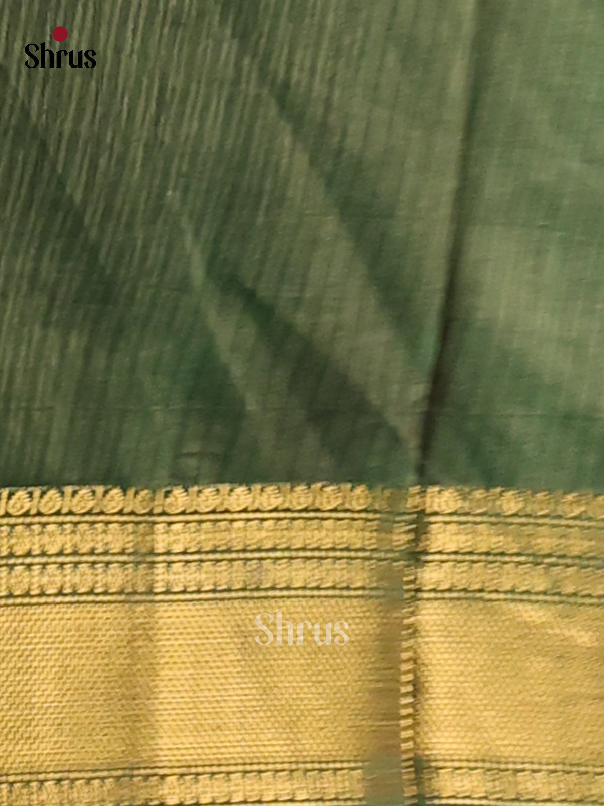 Blue with Green - Semi Patola Saree - Shop on Shrus.com