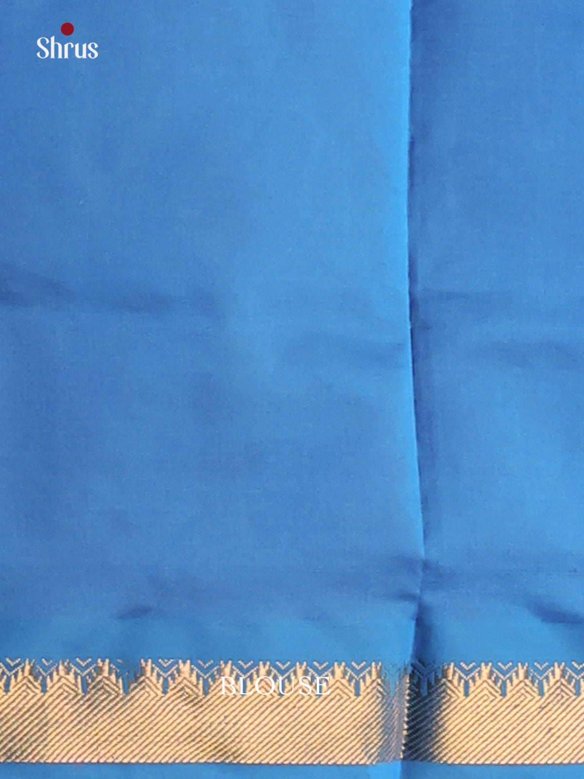 Red with Blue - Silkcotton-halfpure Saree - Shop on Shrus.com