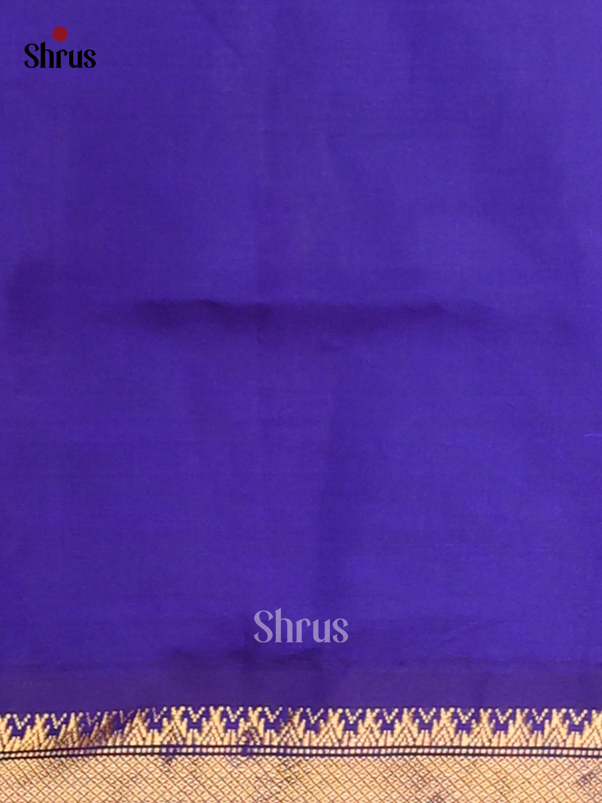 Lite Green with Blue - Silkcotton-halfpure Saree - Shop on Shrus.com