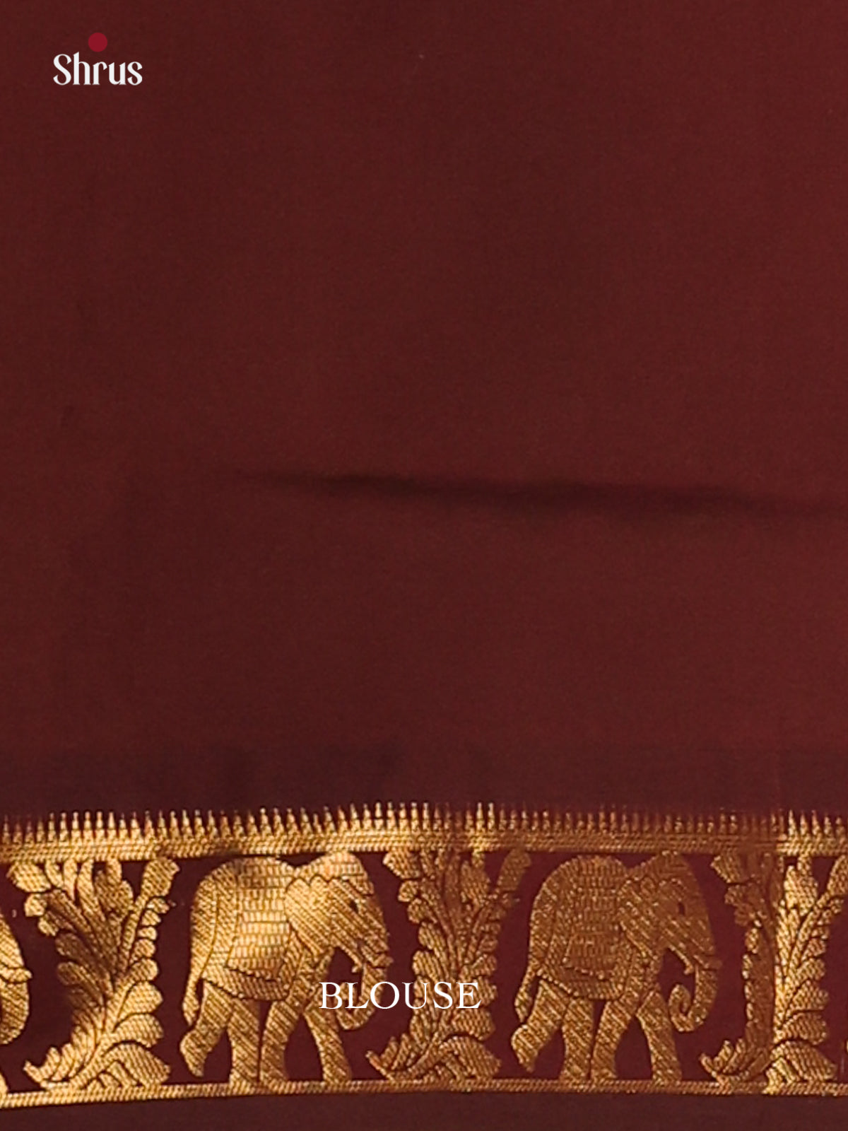 Green with Brown - Silkcotton-halfpure Saree - Shop on Shrus.com