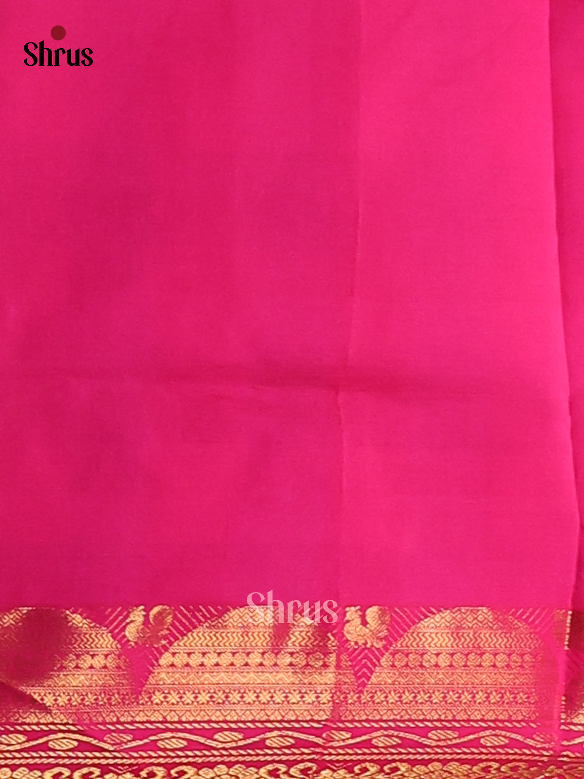 Pink & Lavender - Silkcotton-halfpure Saree - Shop on Shrus.com