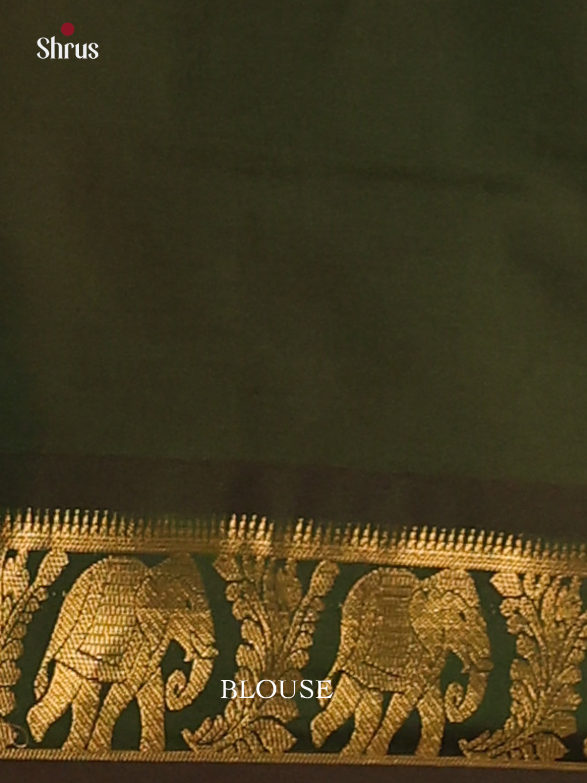 Red with Green - Silkcotton-halfpure Saree - Shop on Shrus.com