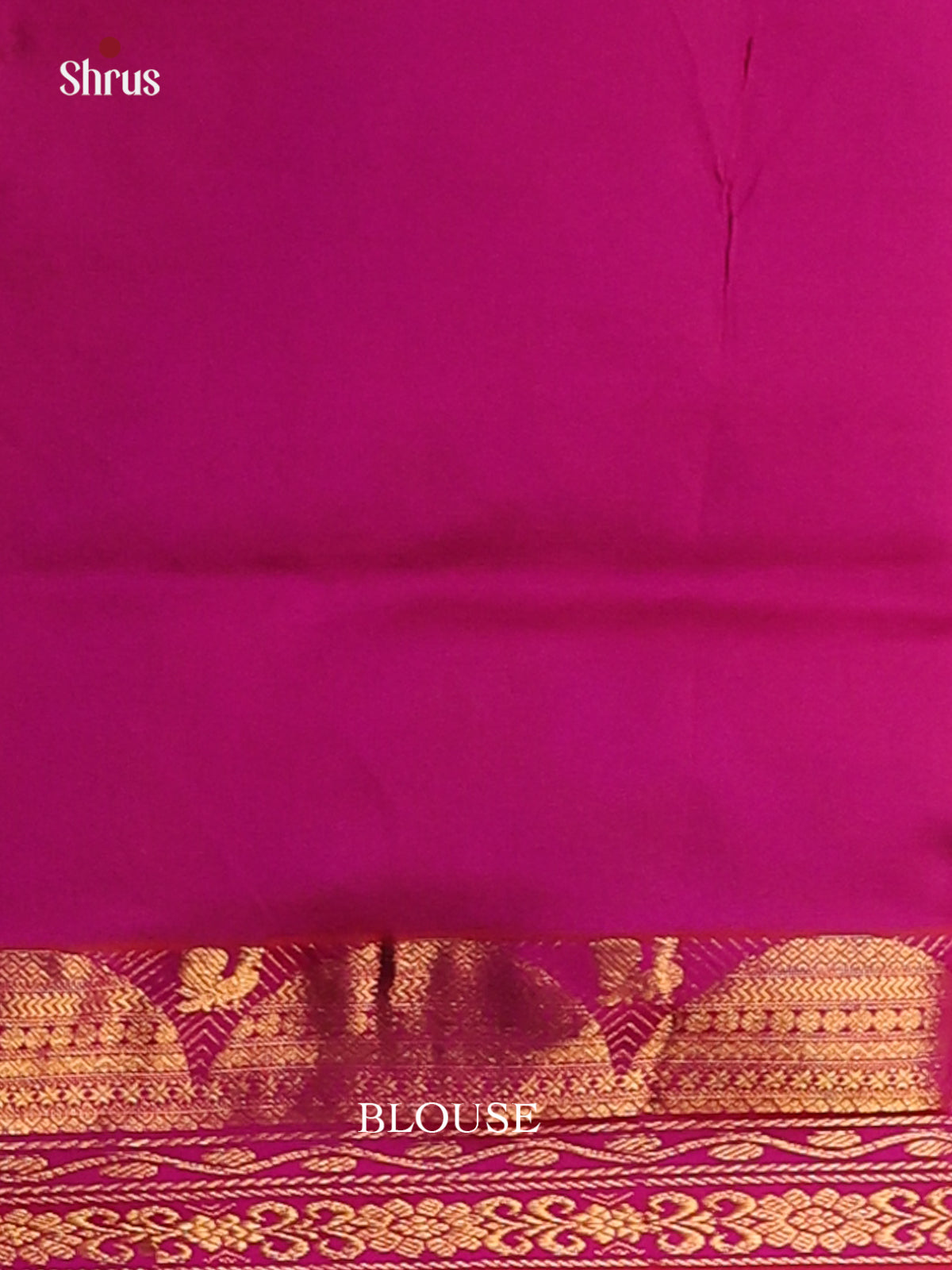 Green with Purple- Silkcotton-halfpure Saree - Shop on Shrus.com