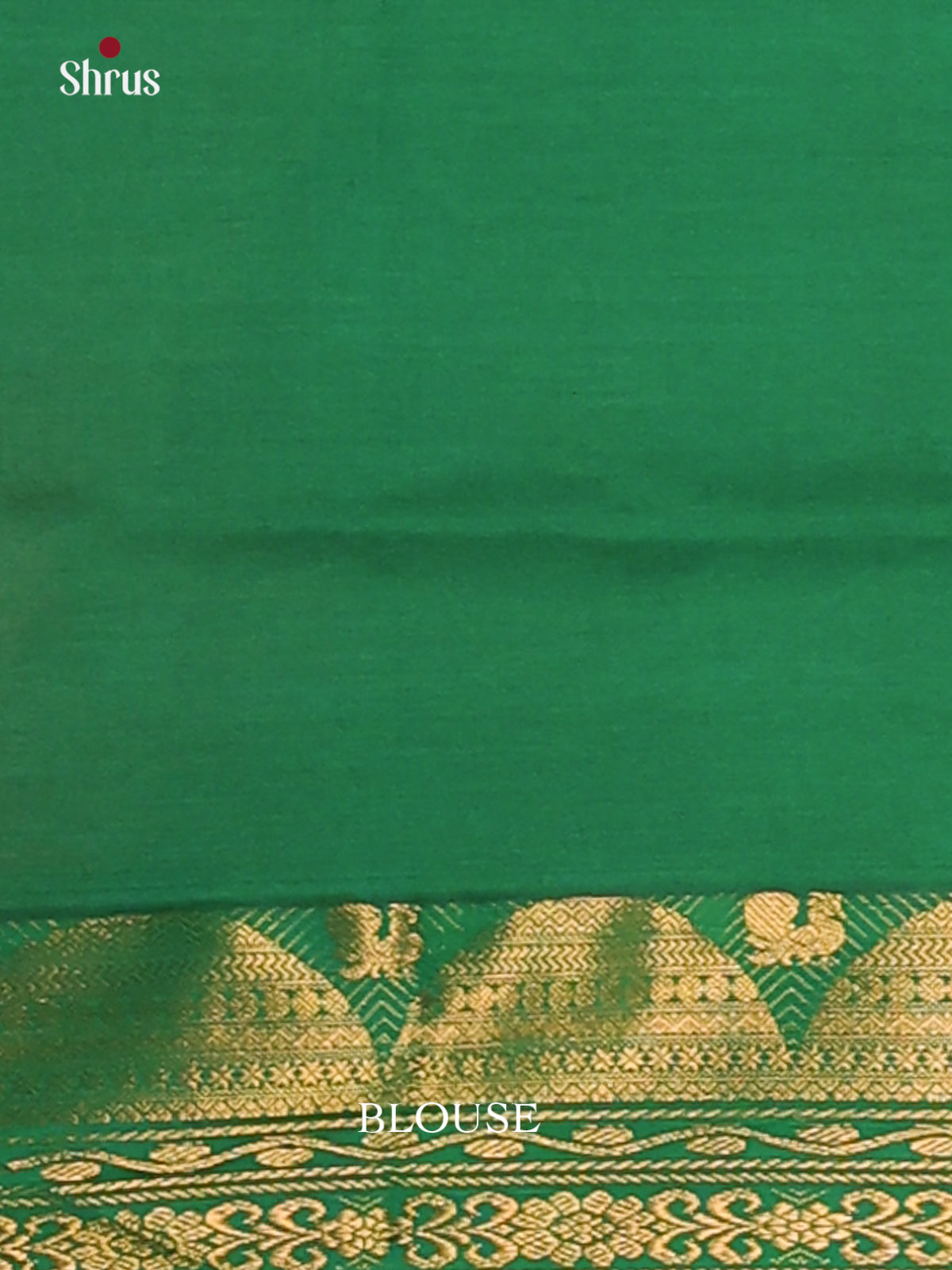 Pink with Green - Silkcotton-halfpure Saree - Shop on Shrus.com