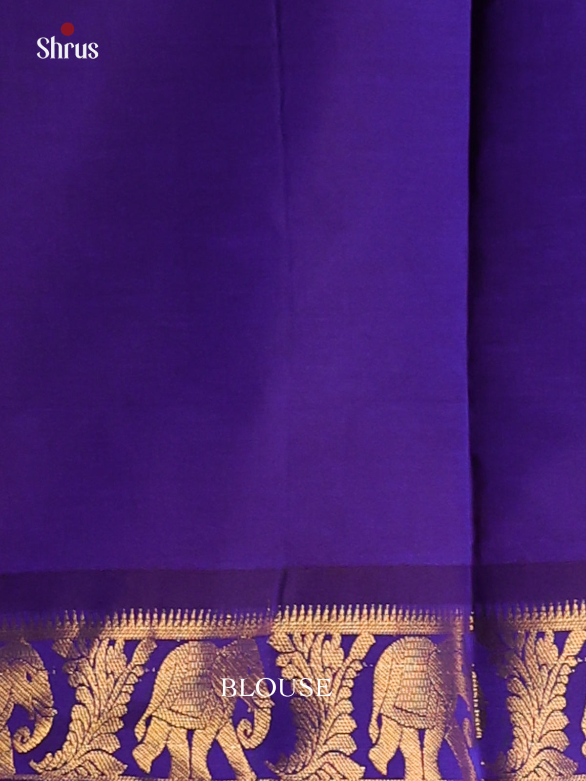 Red & Blue - Silkcotton-halfpure Saree - Shop on Shrus.com