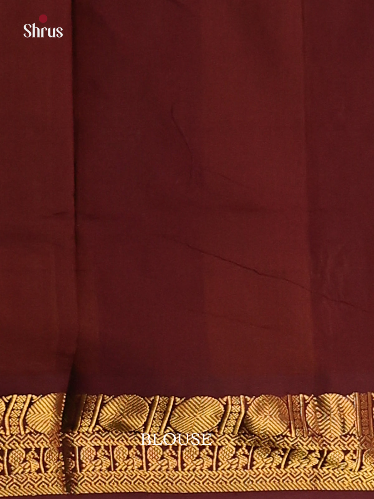 Mustard & Maroon- Silkcotton-halfpure Saree - Shop on Shrus.com