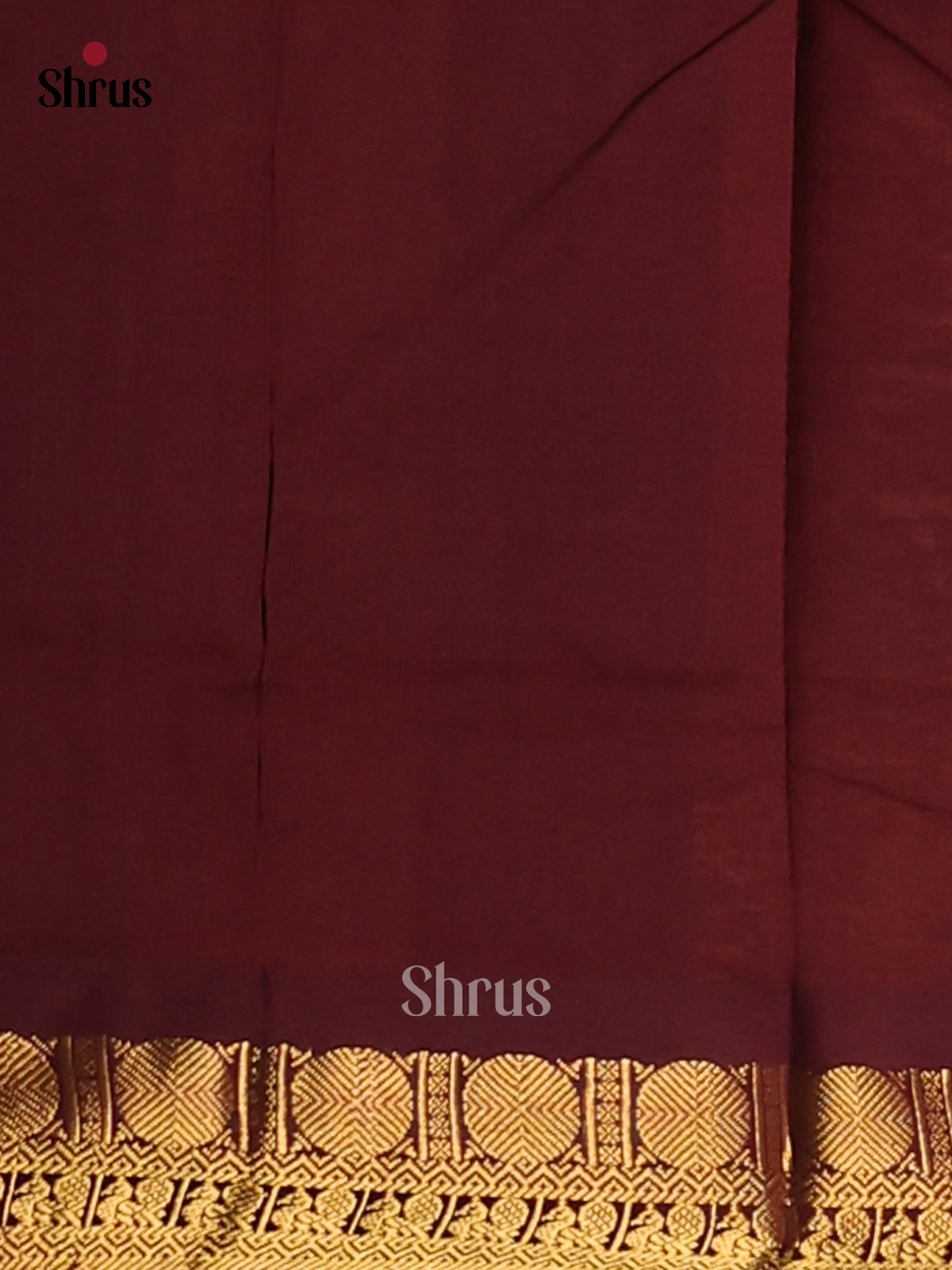 Mustard & Arakku Maroon- Silkcotton-halfpure Saree - Shop on Shrus.com