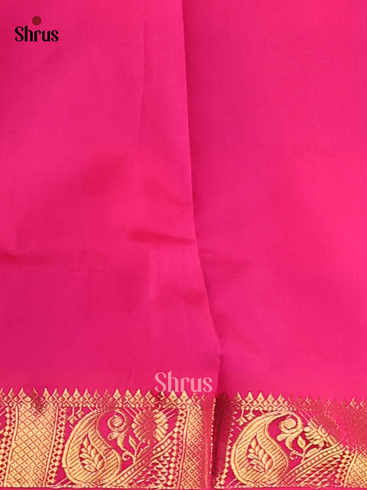 Pink & Purple- Silkcotton-halfpure Saree - Shop on Shrus.com