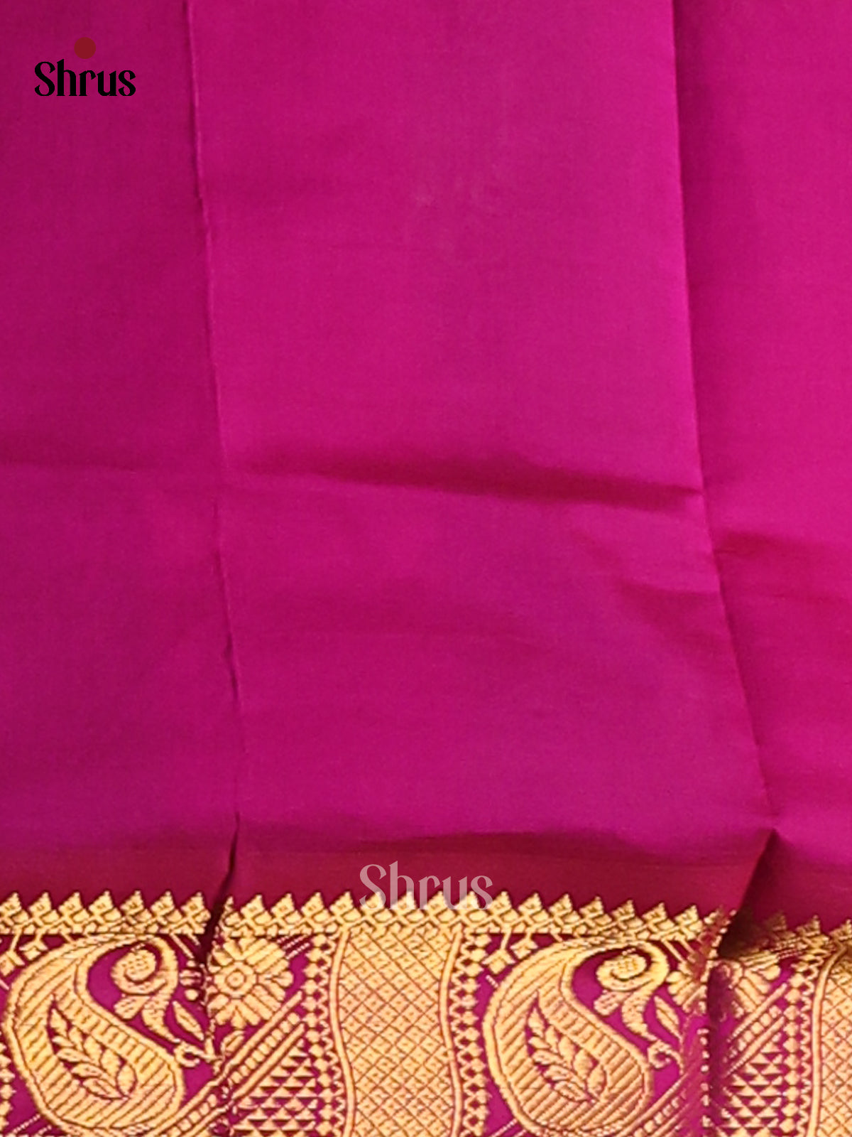 Grey & Purple- Silkcotton-halfpure Saree - Shop on Shrus.com
