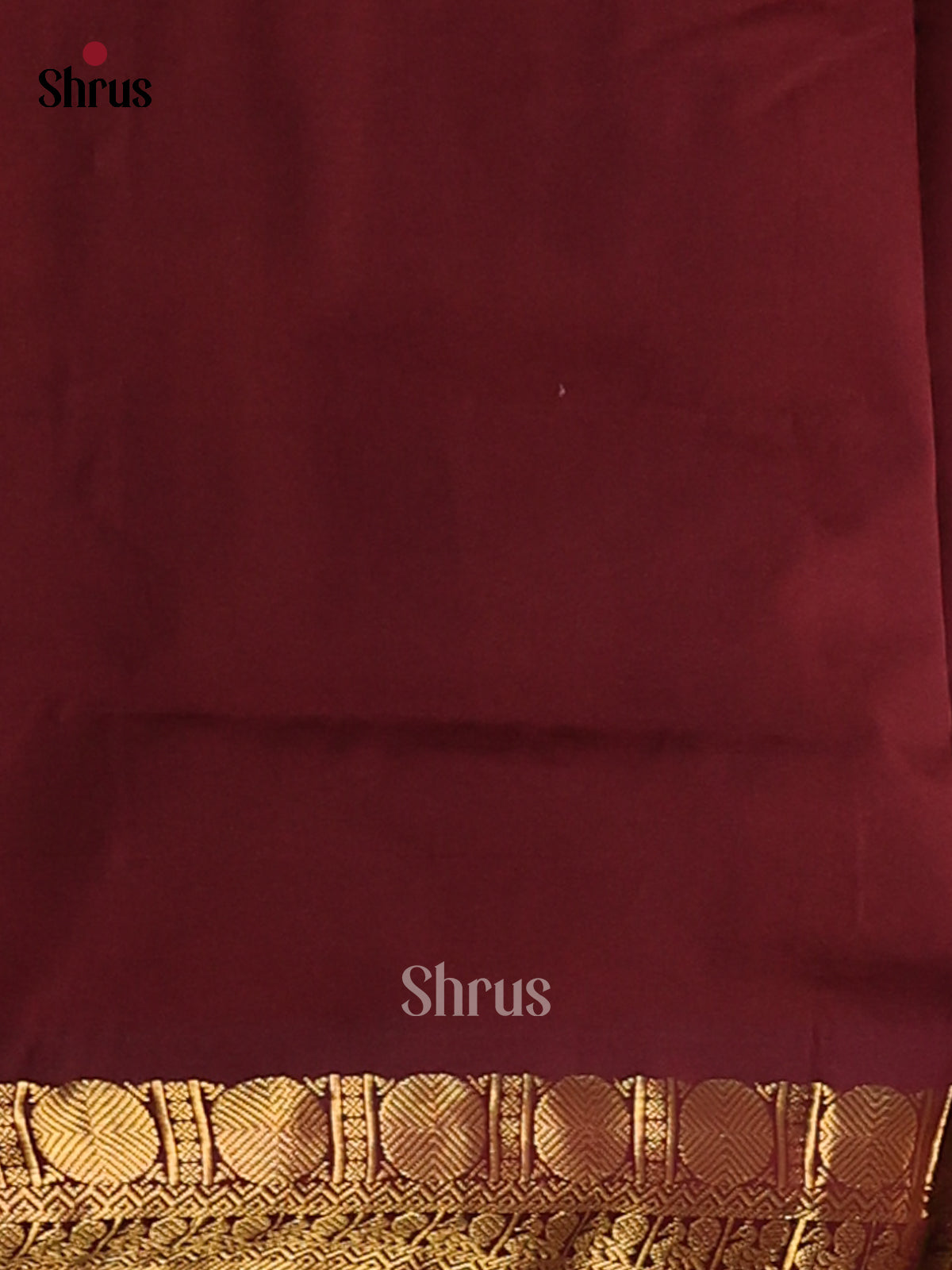 Mustard & Arakku Maroon- Silkcotton-halfpure Saree - Shop on Shrus.com