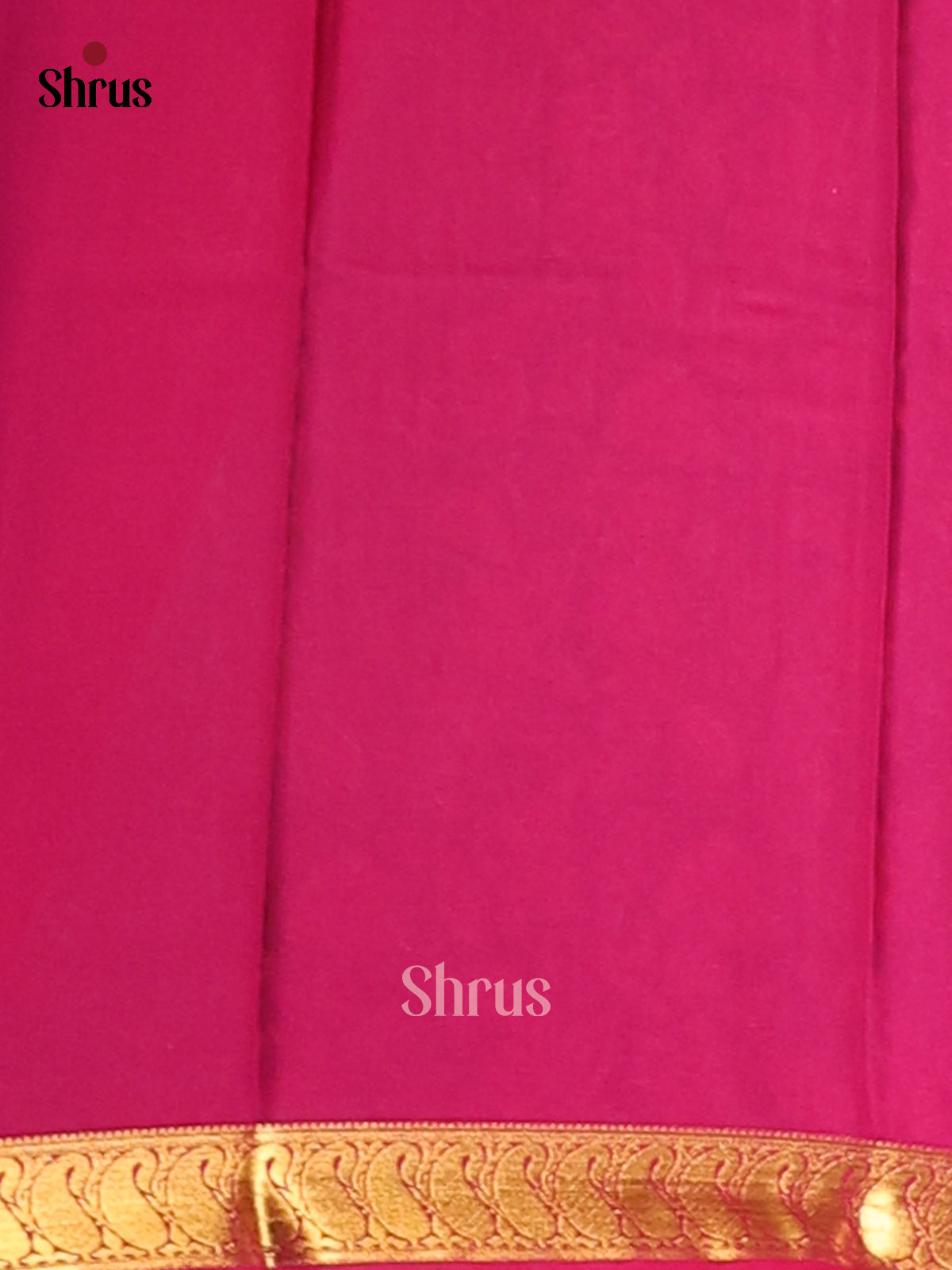 DES06028- Semi Mysoresilk Saree - Shop on Shrus.com