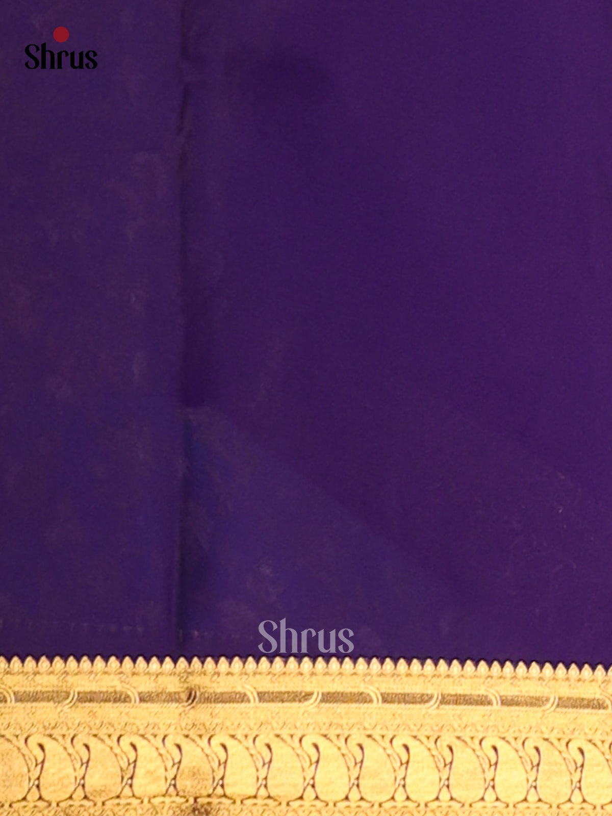 Teal with Violet- Semi Mysoresilk Saree - Shop on Shrus.com