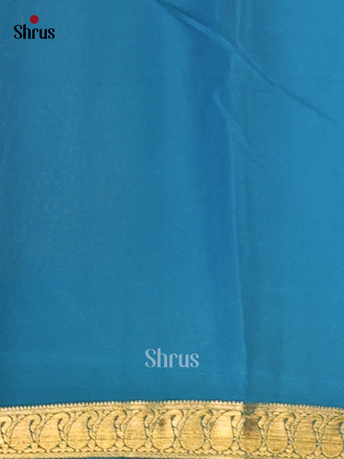 Wine with Blue - Semi Mysoresilk Saree - Shop on Shrus.com