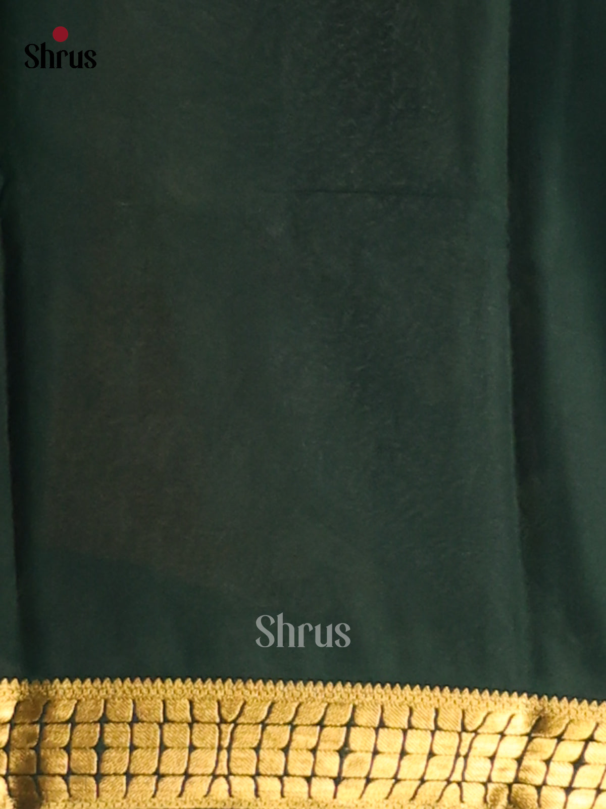 Maroon with Green - Semi Mysoresilk Saree - Shop on Shrus.com