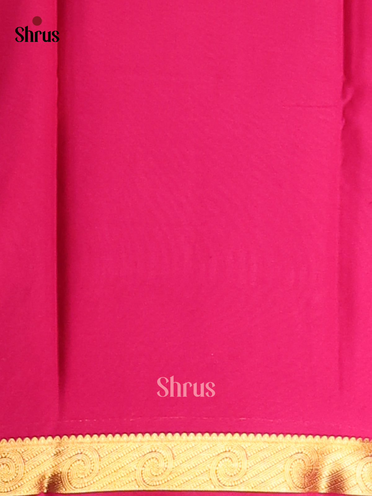 Dusty Pink with Pink - Semi Mysoresilk Saree - Shop on Shrus.com