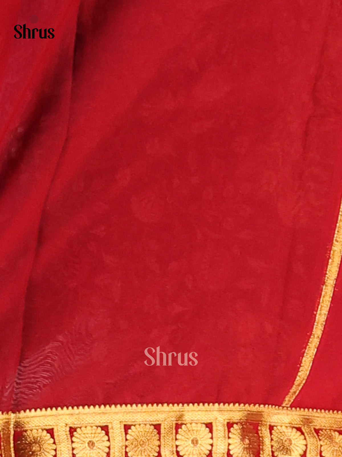 Black & Maroon - Semi Mysoresilk Saree - Shop on Shrus.com