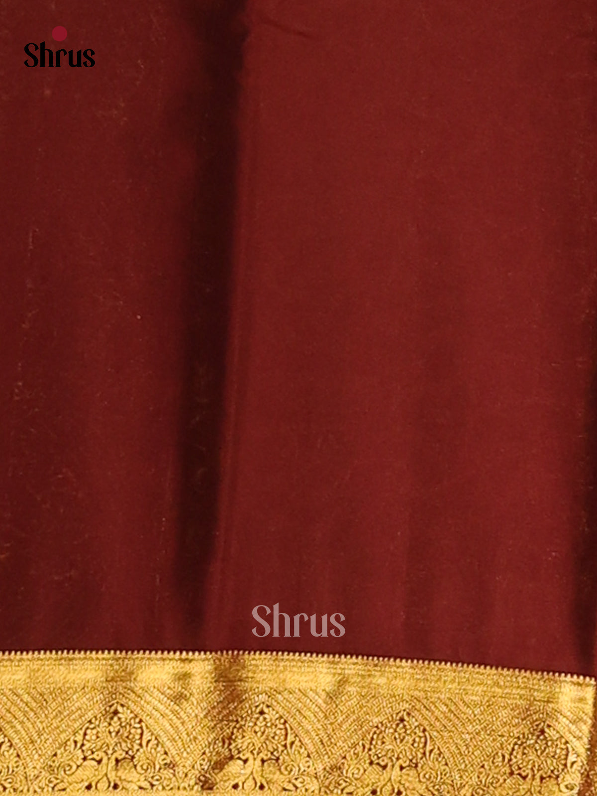 Lite Green with Maroon - Semi Mysoresilk Saree - Shop on Shrus.com