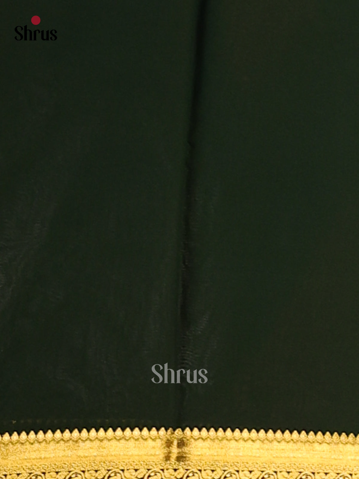Lite Green with Dark Green - Semi Mysoresilk Saree - Shop on Shrus.com