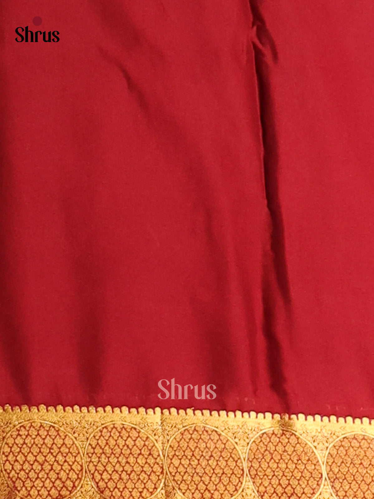 Green with Maroon - Semi Mysoresilk Saree - Shop on Shrus.com