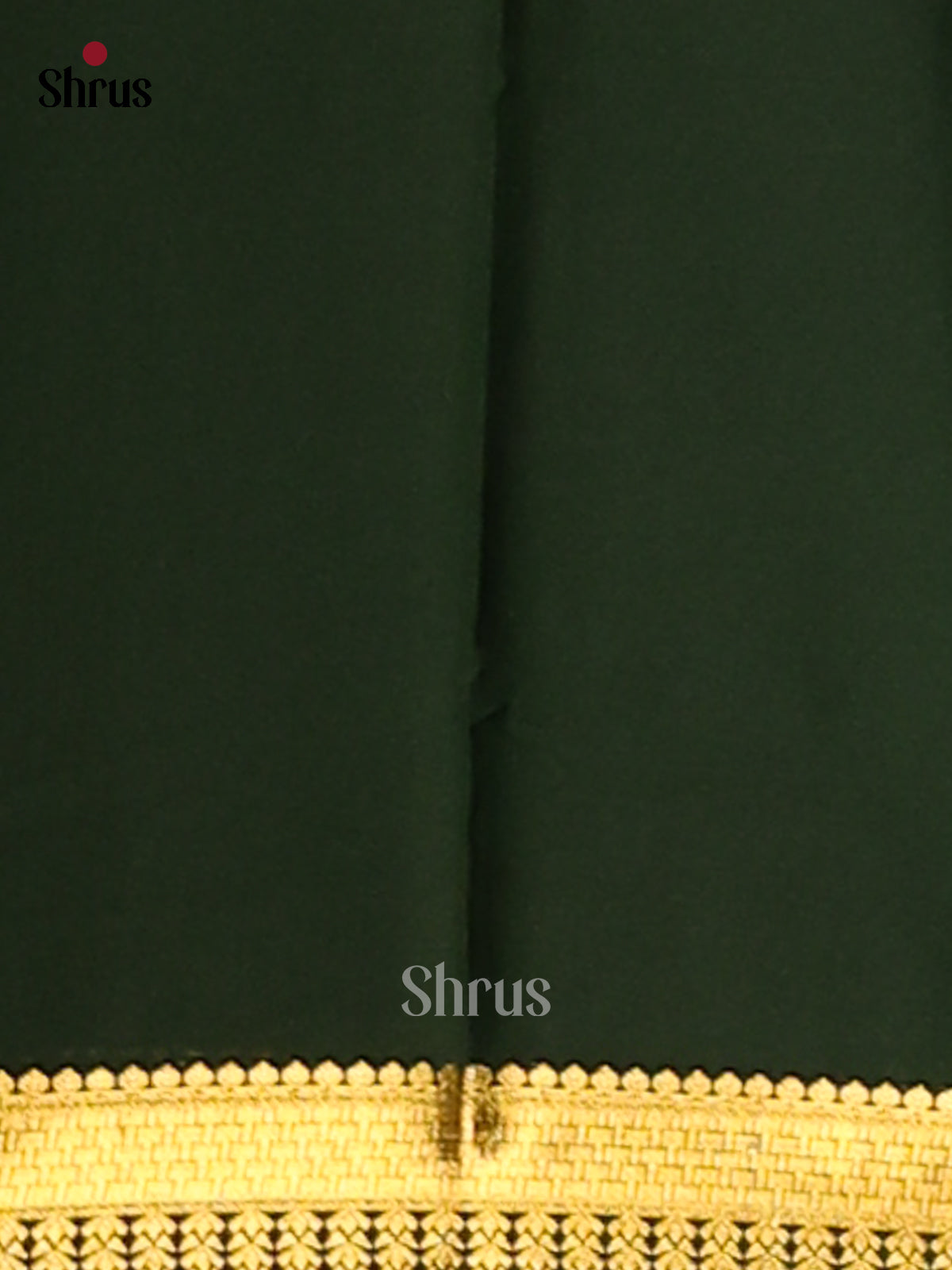 Lite Green with Dark Green - Semi Mysoresilk Saree - Shop on Shrus.com