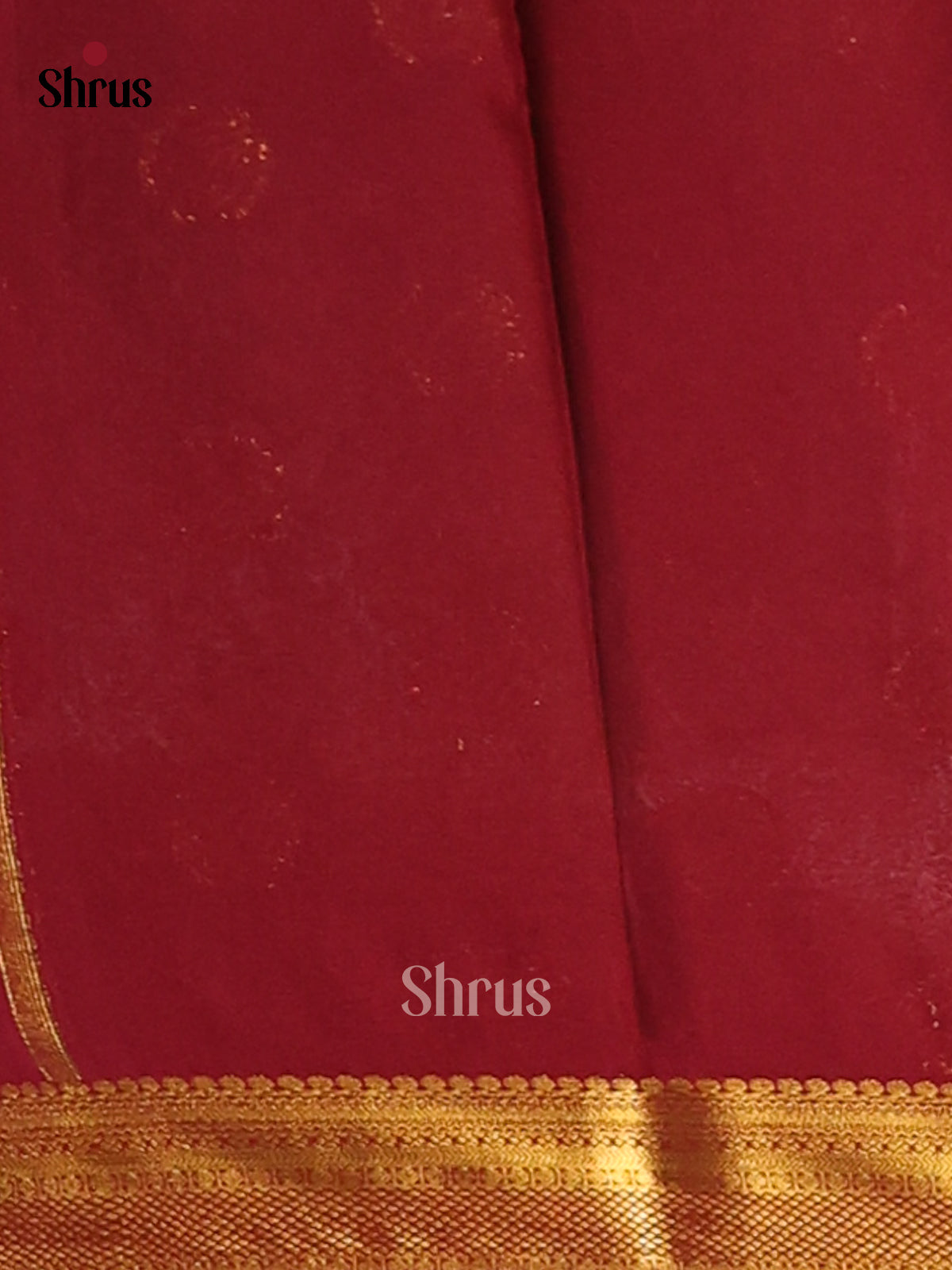 Green with Maroon - Semi Mysoresilk Saree - Shop on Shrus.com