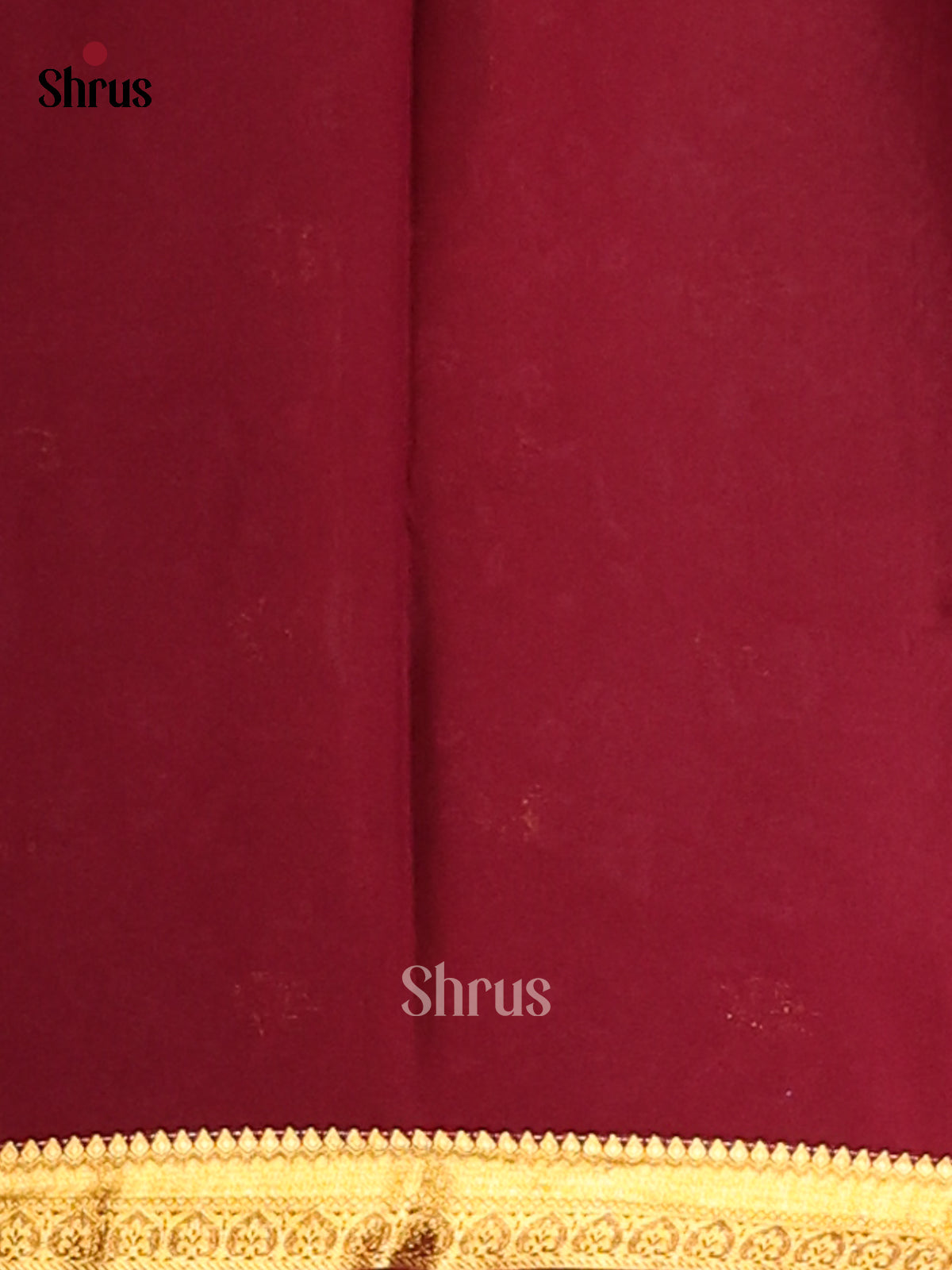 Brown with Maroon - Semi Mysoresilk Saree - Shop on Shrus.com