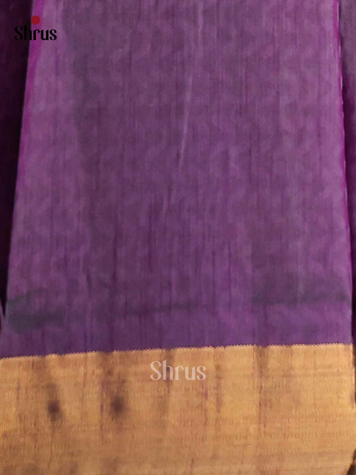 Blue & Purple - Semi Patola Saree - Shop on Shrus.com