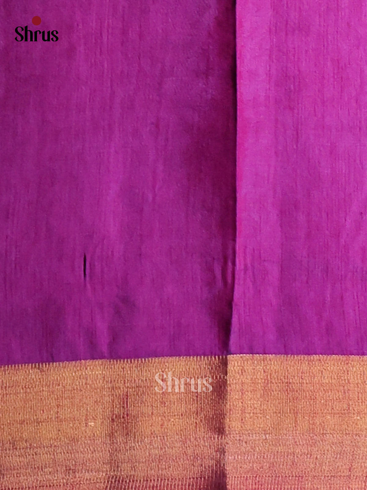 Brown with Purple- Semi Patola Saree - Shop on Shrus.com