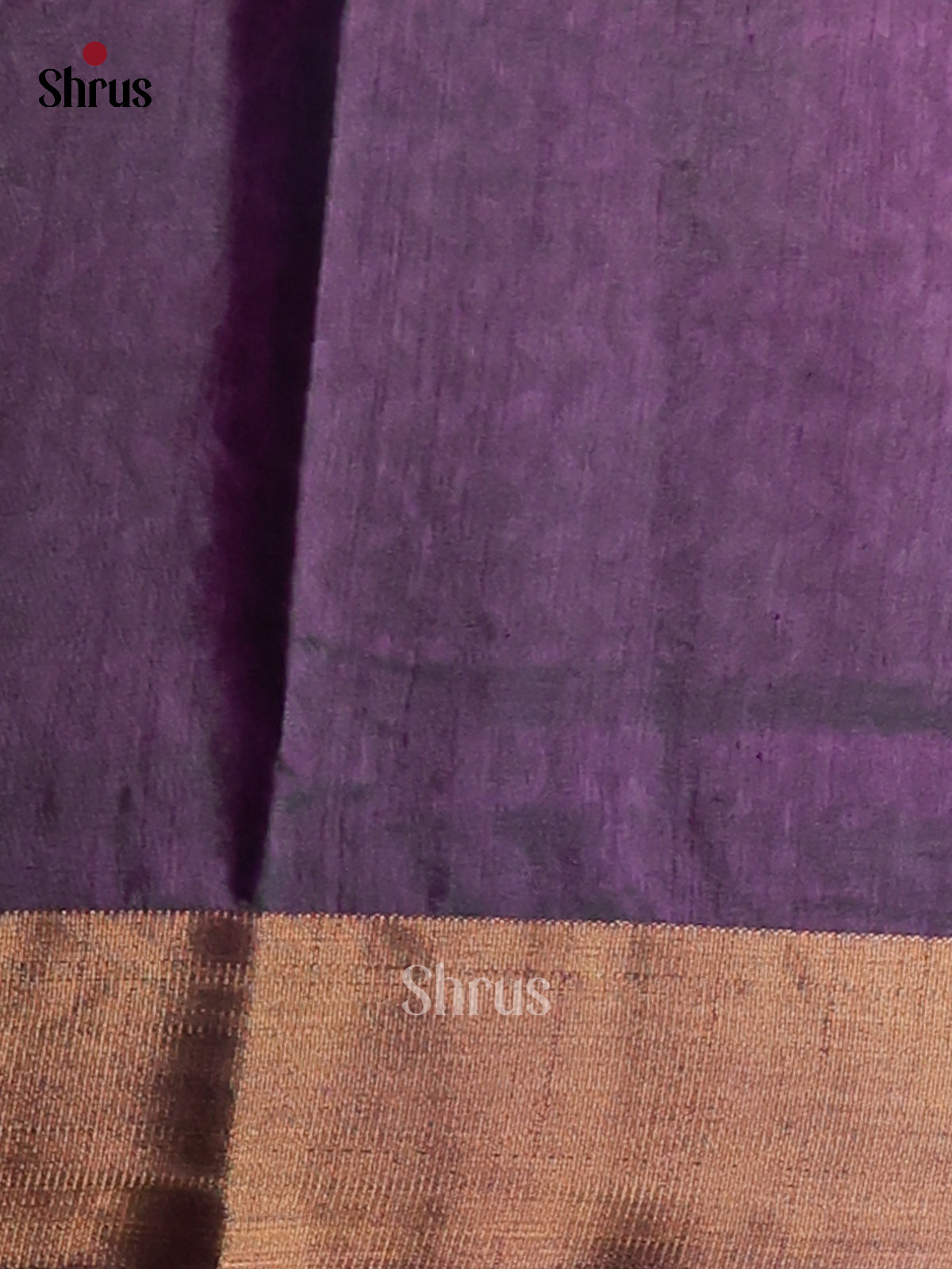 Blue with Purple- Semi Patola Saree - Shop on Shrus.com