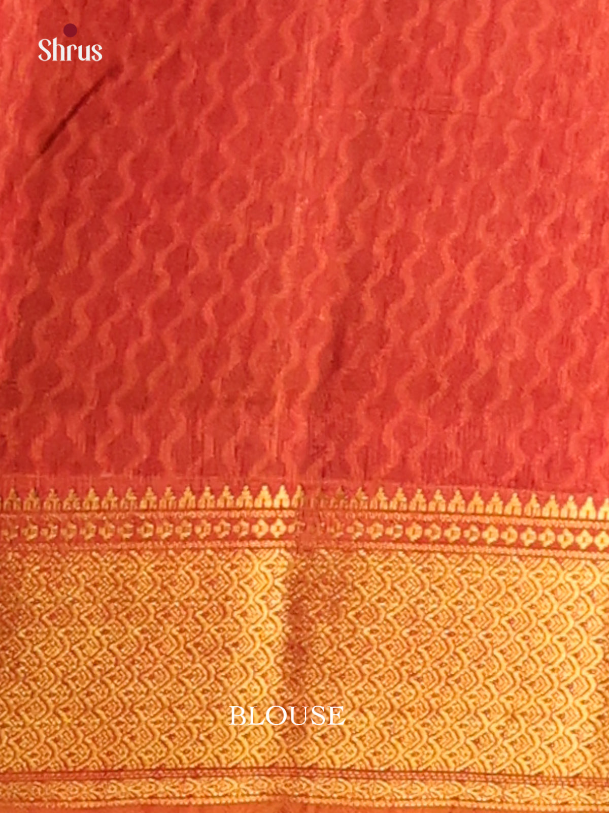 Brown with Orange - Semi Patola Saree - Shop on Shrus.com