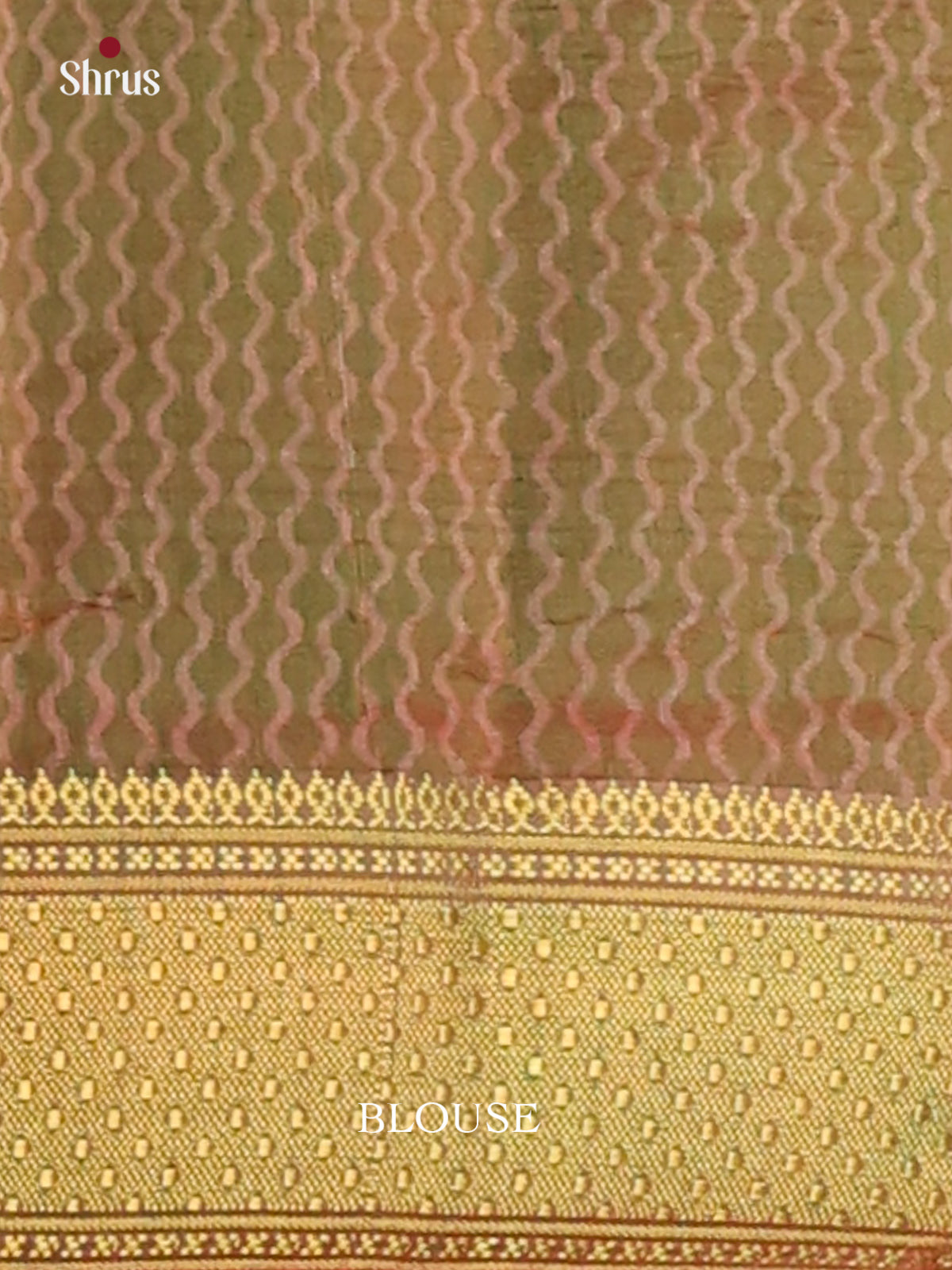 Pink with Green - Semi Patola Saree - Shop on Shrus.com