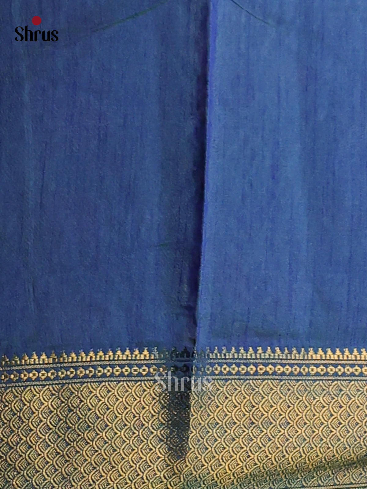 Green with blue- Semi Patola Saree - Shop on Shrus.com