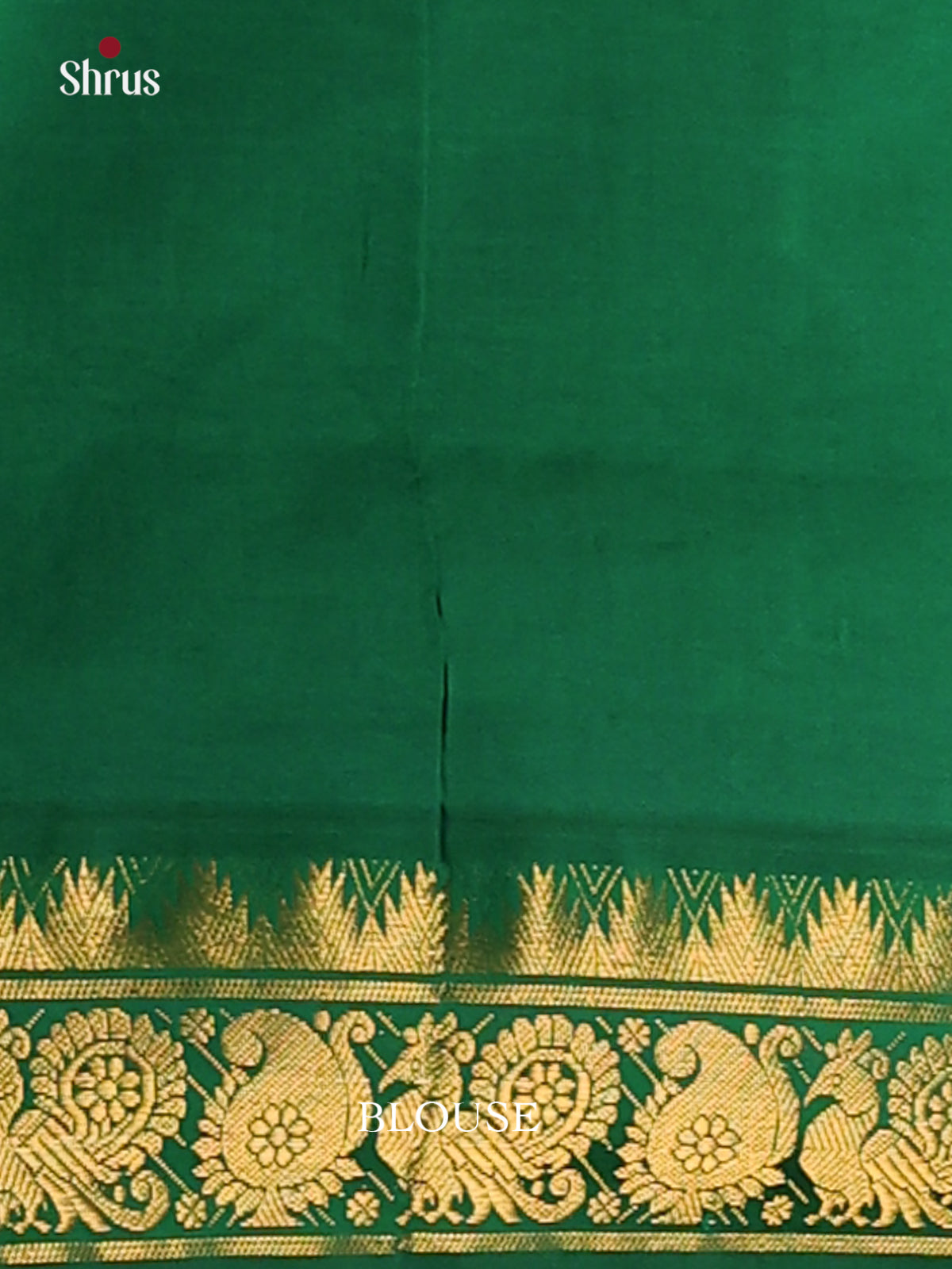 Purple with Green - Silkcotton-halfpure Saree - Shop on Shrus.com