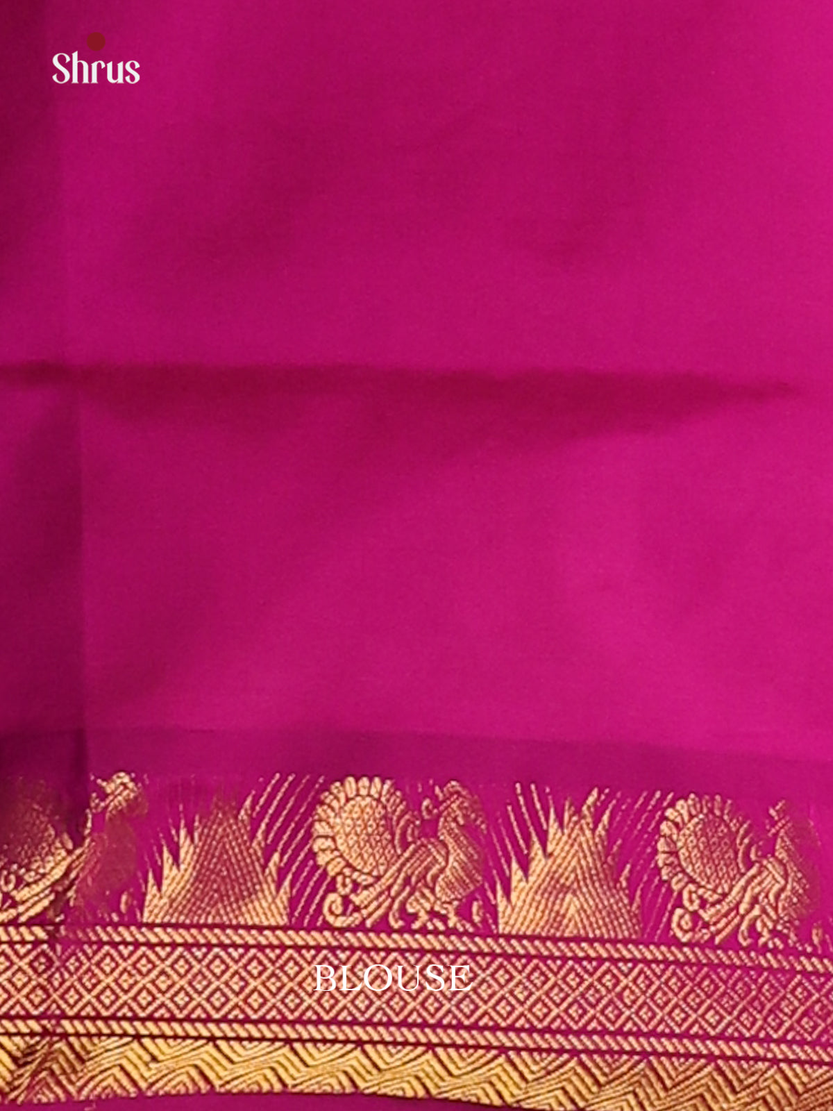 Yellow with Majenta - Silkcotton-halfpure Saree - Shop on Shrus.com