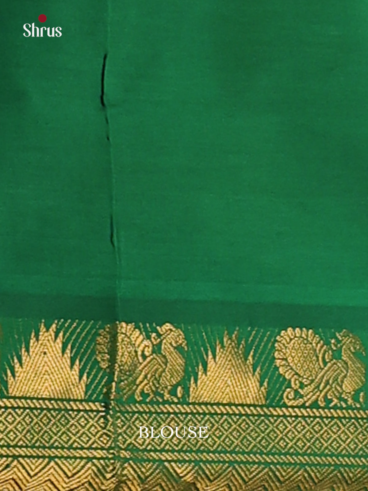 Mustard with Green - Silkcotton-halfpure Saree - Shop on Shrus.com