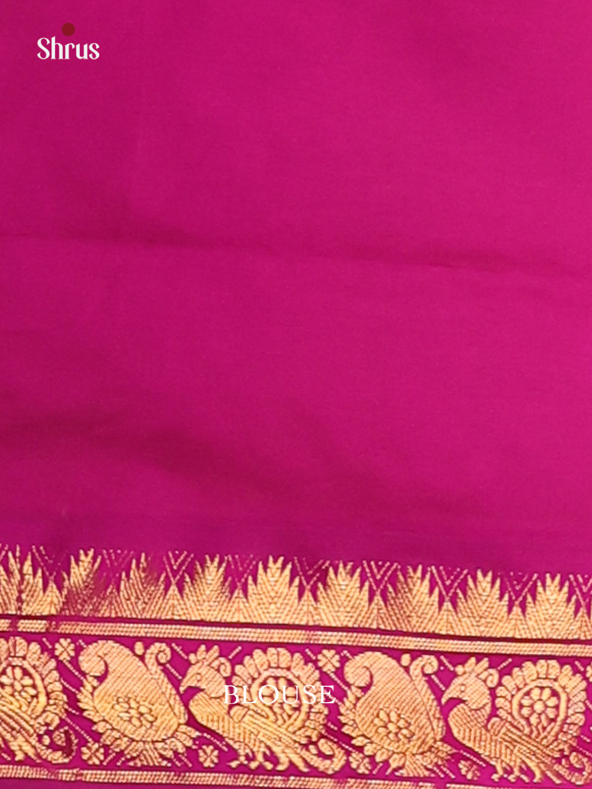 Yellow with Purple- Silkcotton-halfpure Saree - Shop on Shrus.com