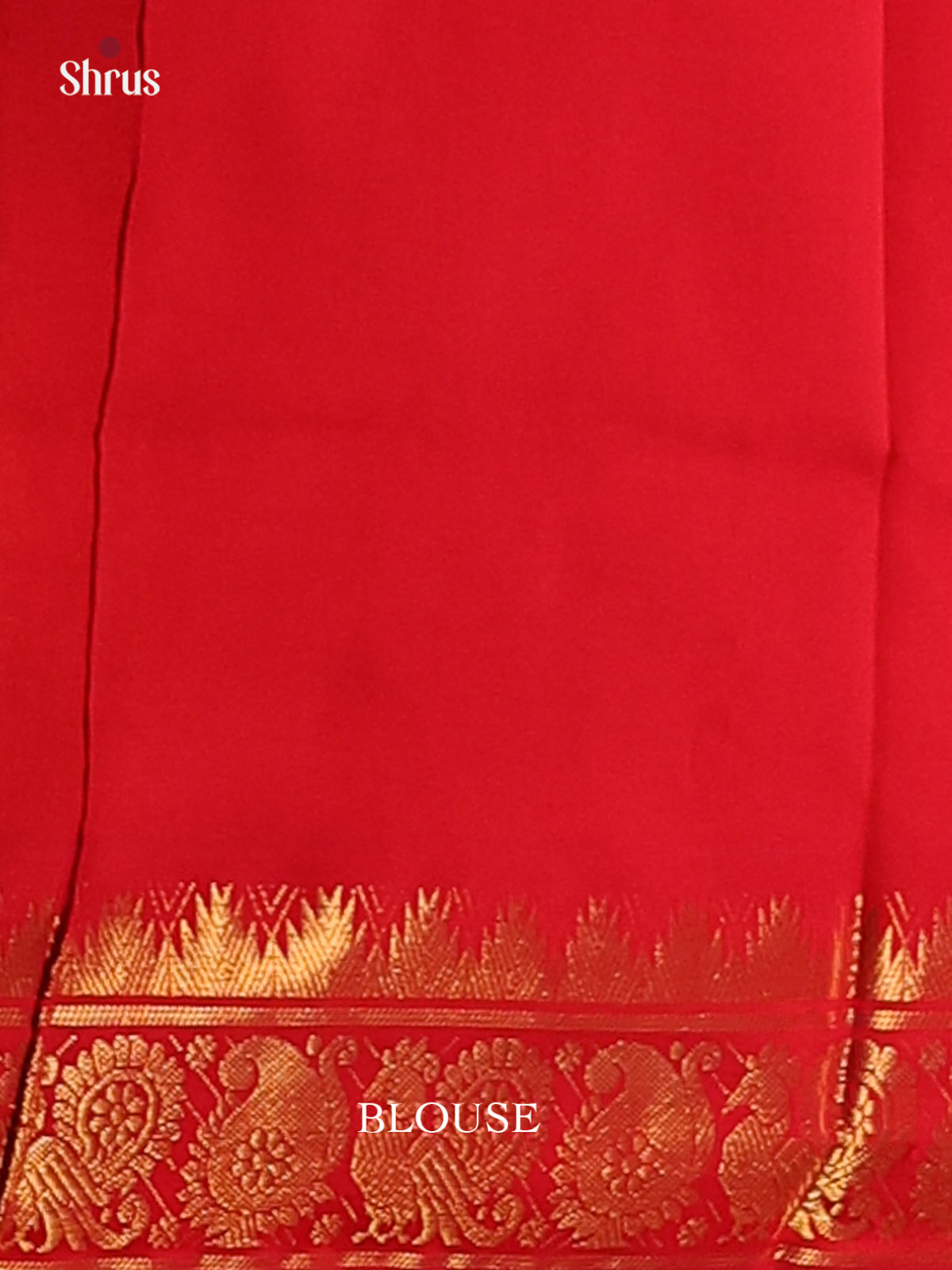 Mustard with Red- Silkcotton-halfpure Saree - Shop on Shrus.com