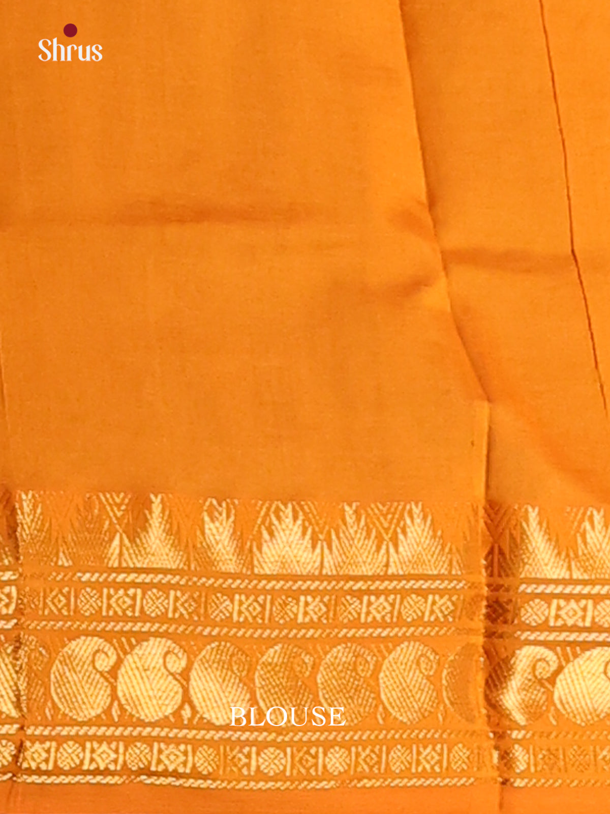 Grey with Brick - Silkcotton-halfpure Saree - Shop on Shrus.com