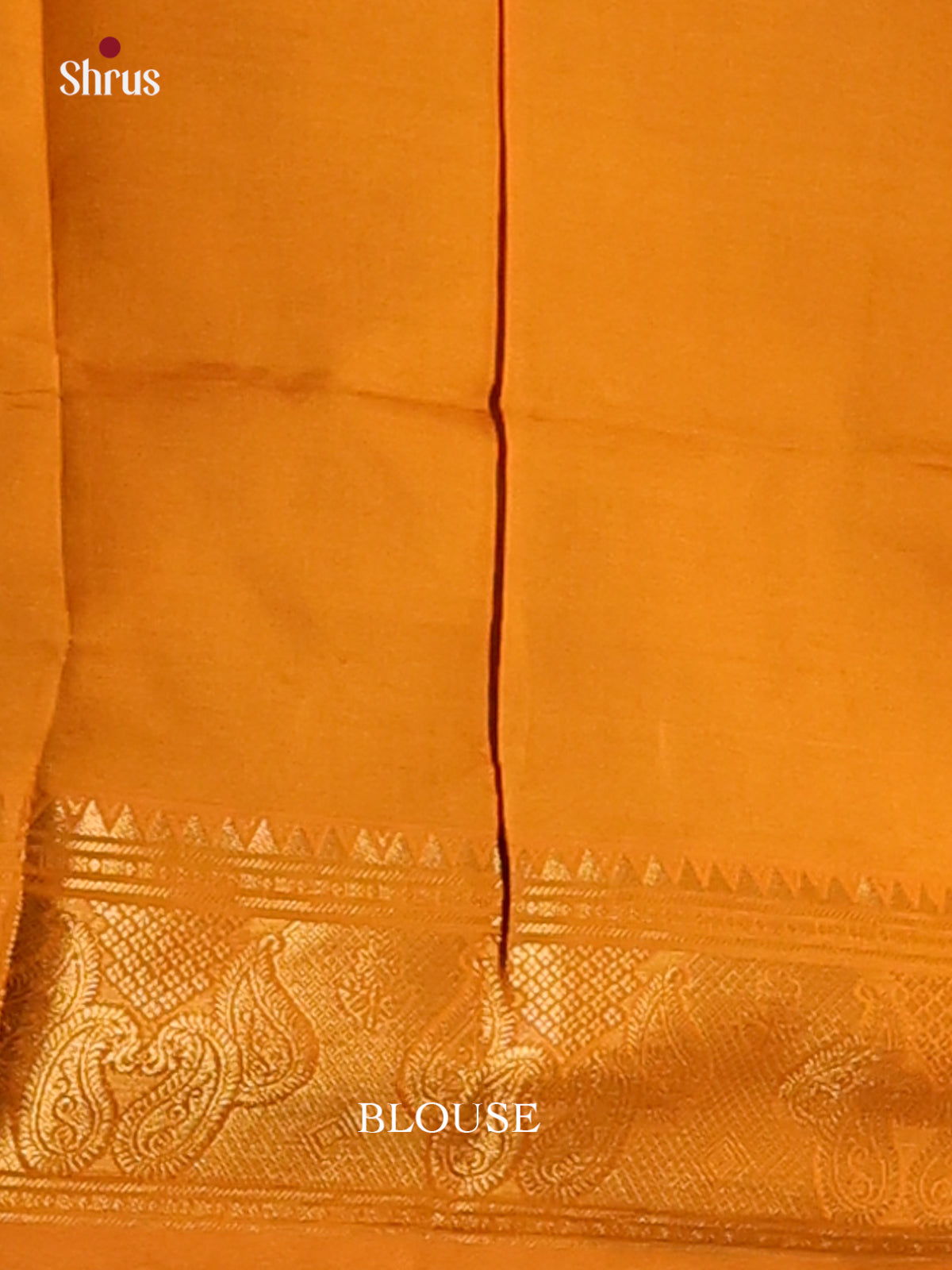 Green with Brick- Silkcotton-halfpure Saree - Shop on Shrus.com