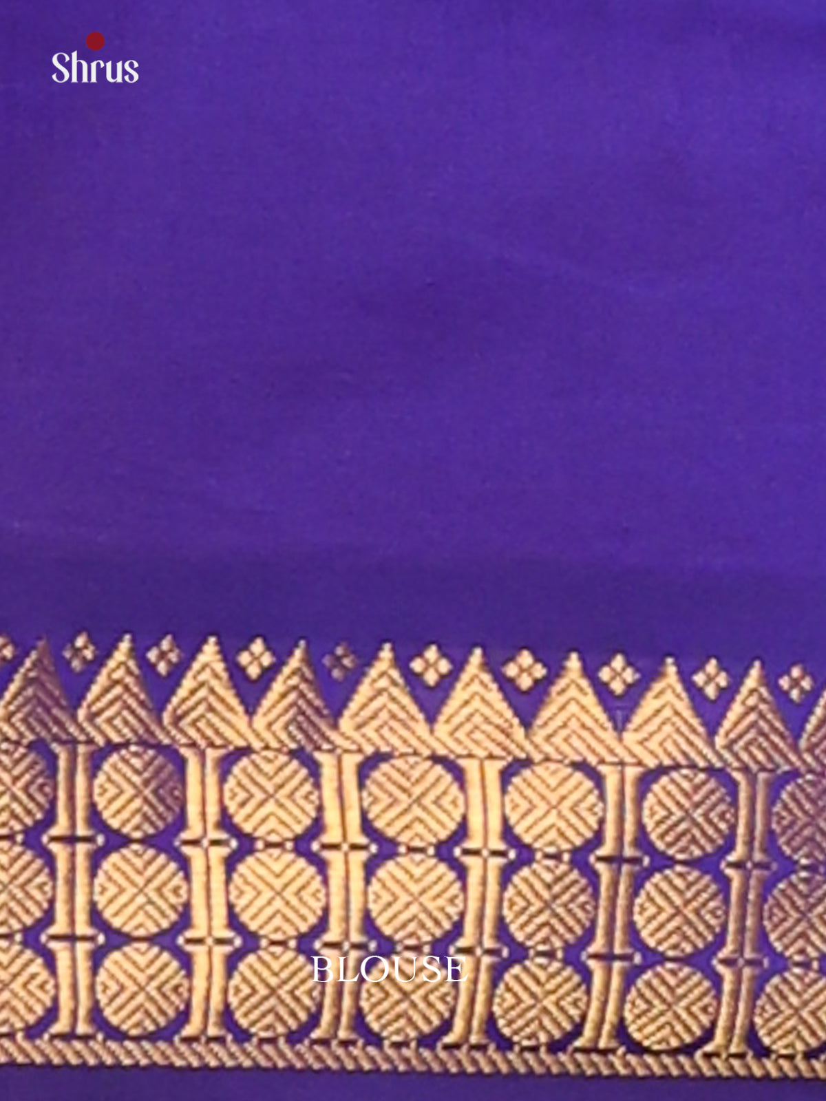 Mustard with Blue- Silkcotton-halfpure Saree - Shop on Shrus.com