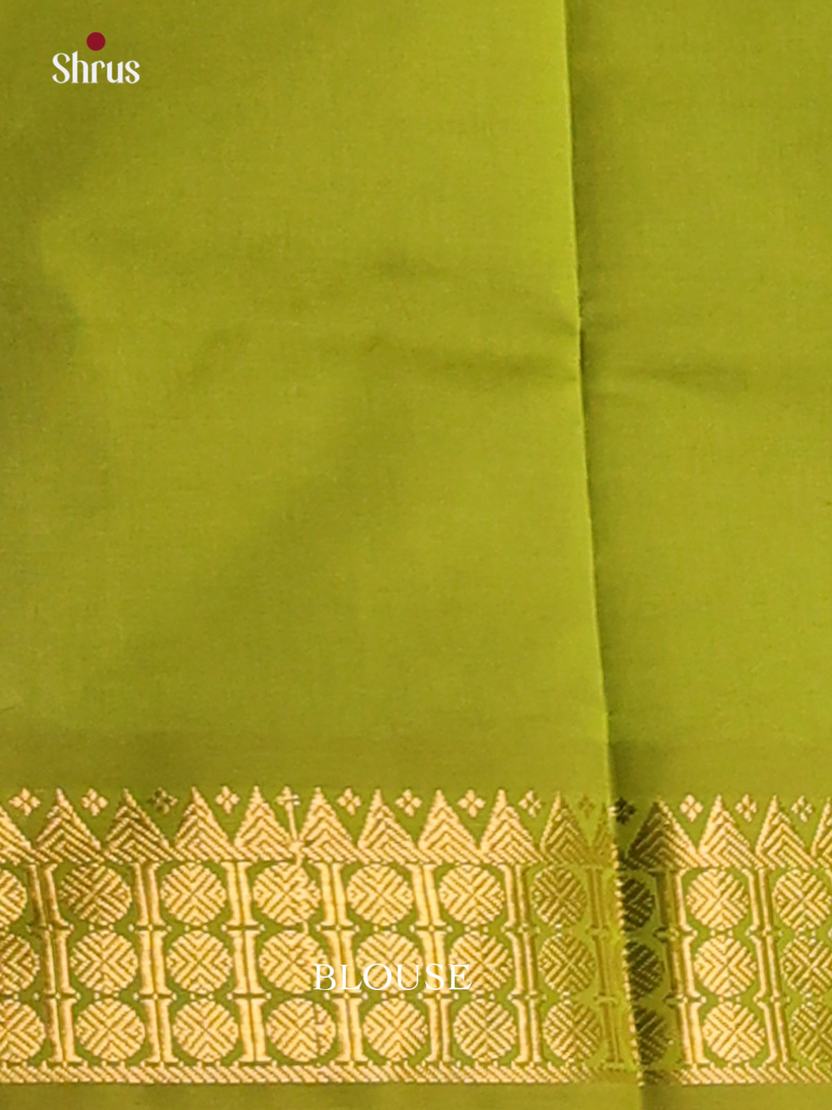 Lavender with Green - Silkcotton-halfpure Saree - Shop on Shrus.com