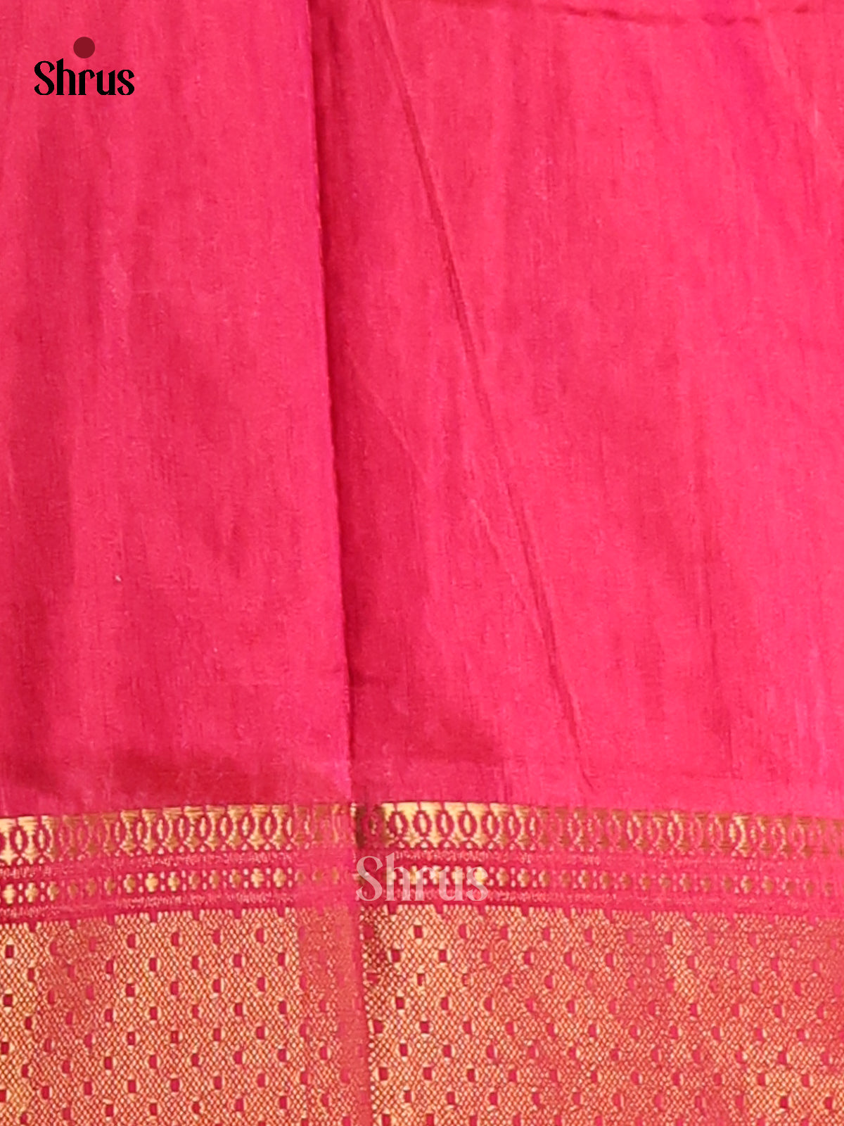 Violet with Pink - Semi Patola Saree - Shop on Shrus.com