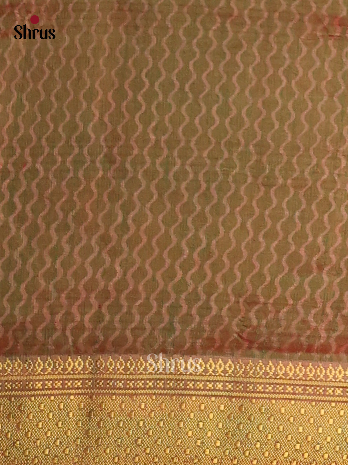 Pink with Green- Semi Patola Saree - Shop on Shrus.com