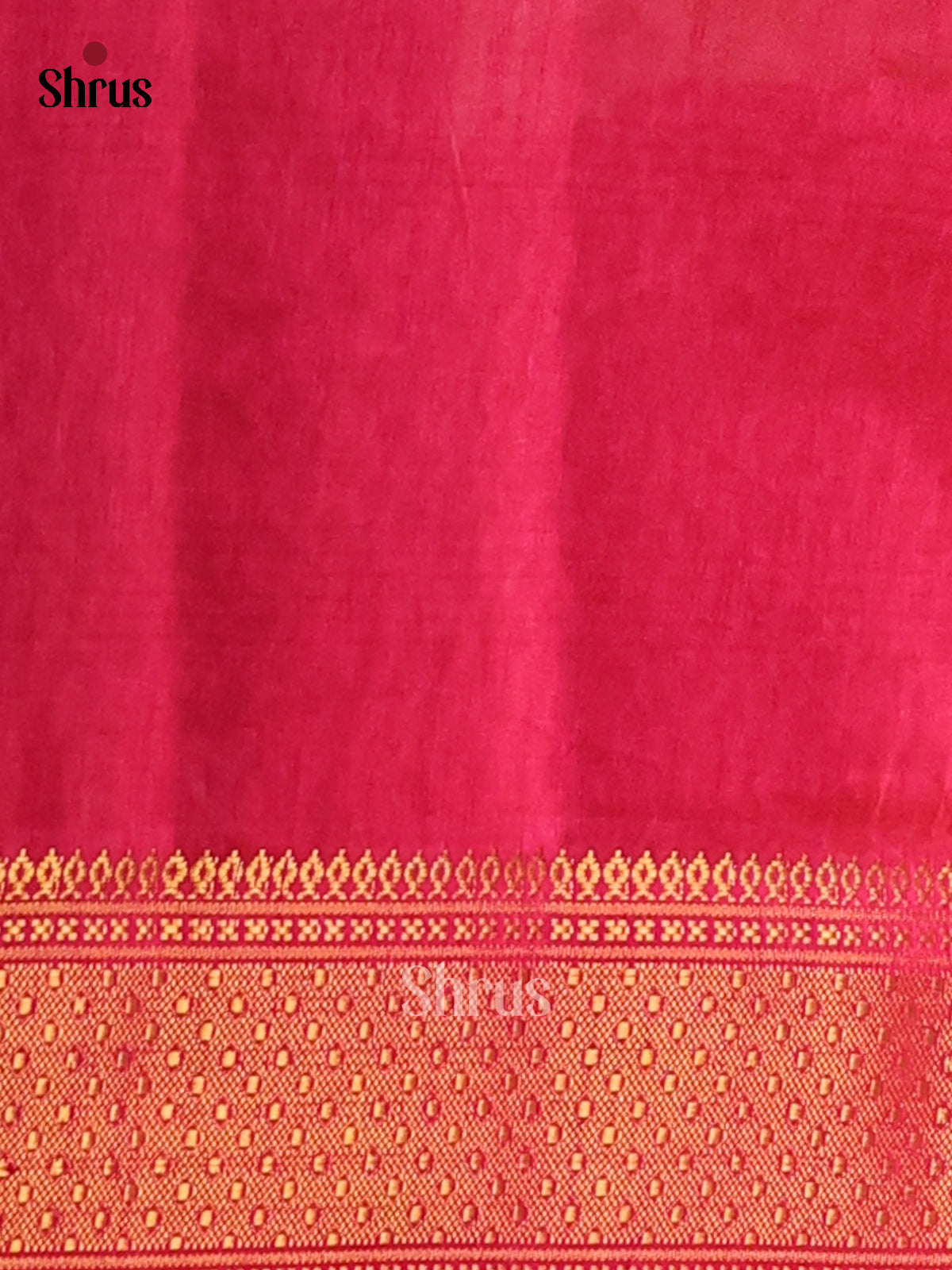 Purple with Pink - Semi Patola Saree - Shop on Shrus.com