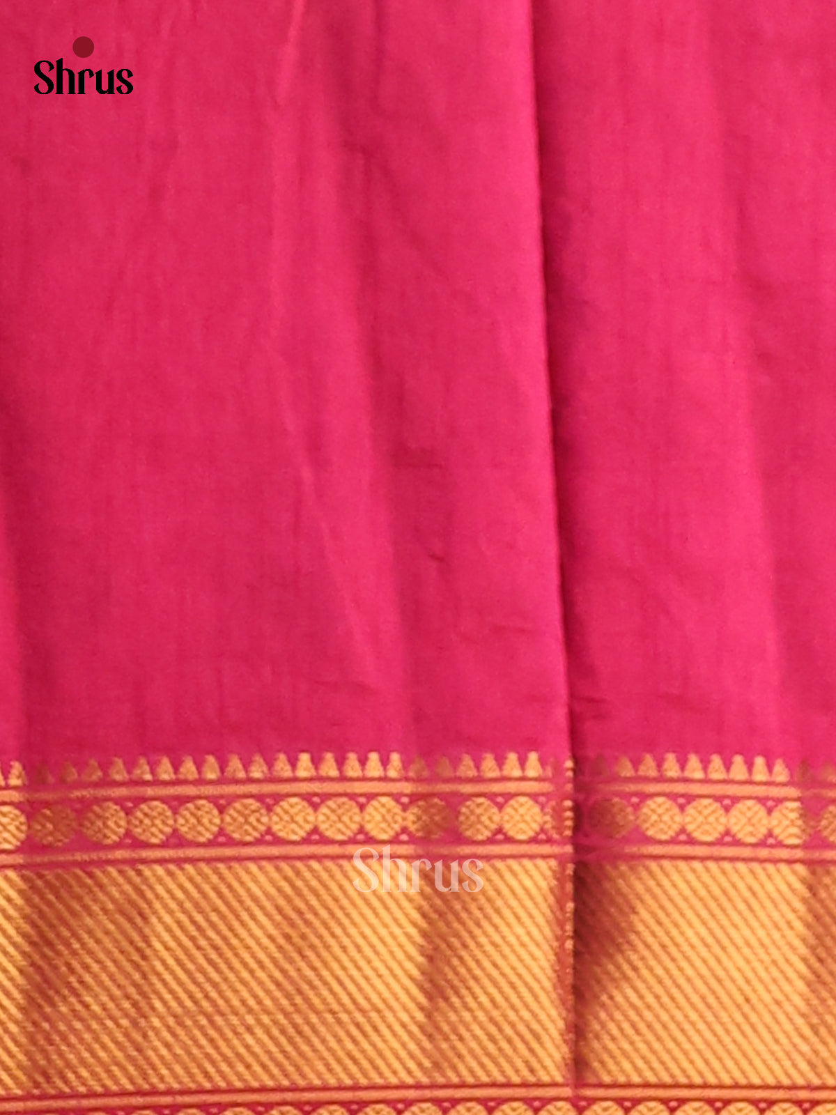 Purple with Pink- Semi Patola Saree - Shop on Shrus.com