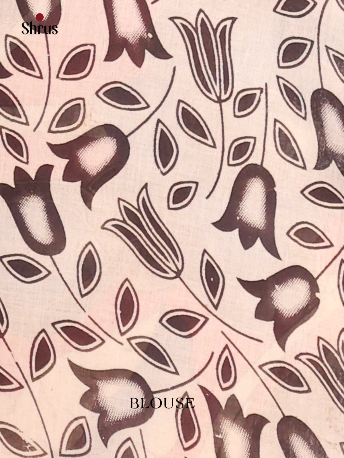 Cream & Blue - kalamkari-cotton Saree - Shop on Shrus.com