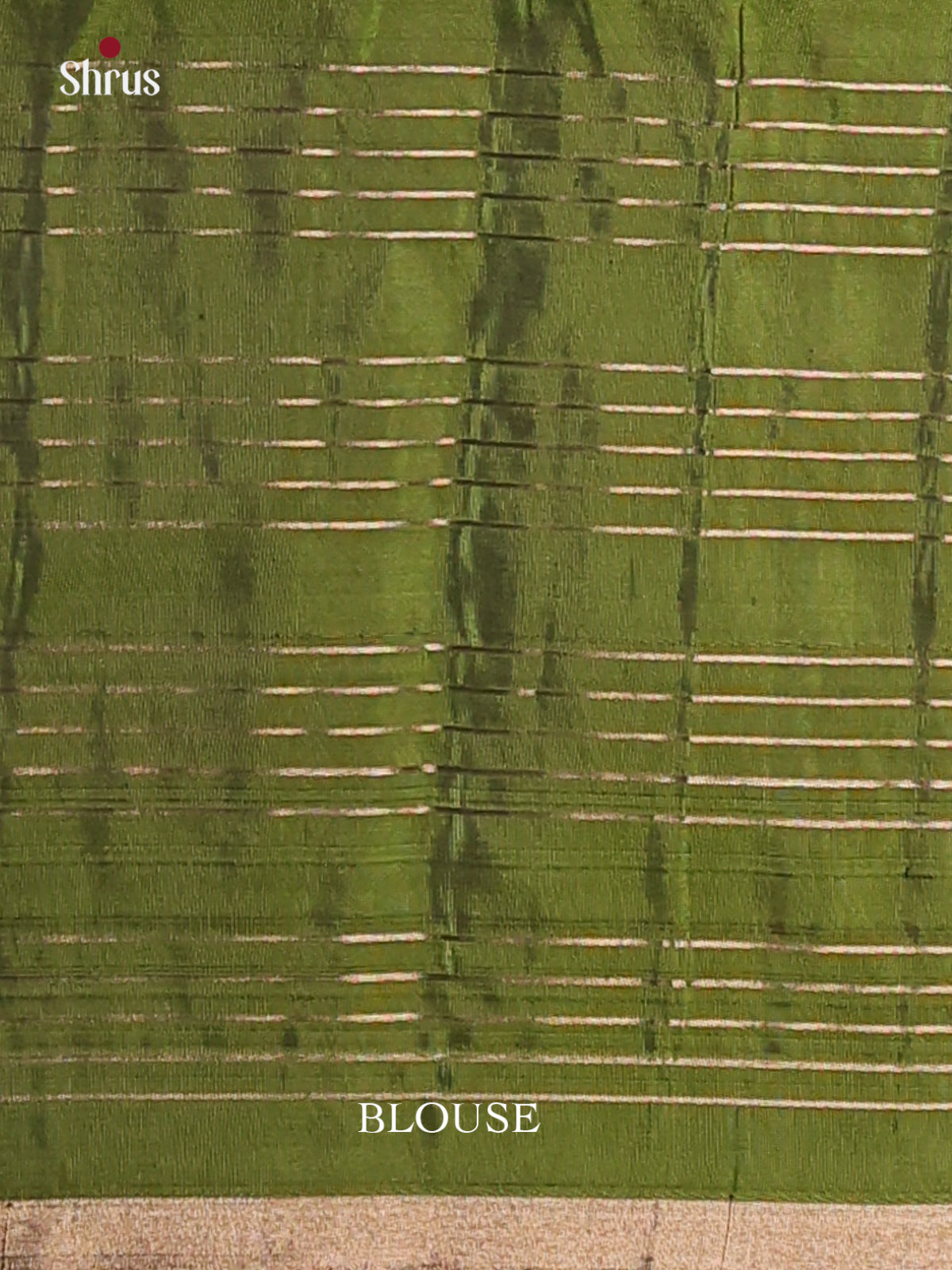 Exquisite Green monochrome Soft silk Saree with vaira oosi checks & brocade pallu-2