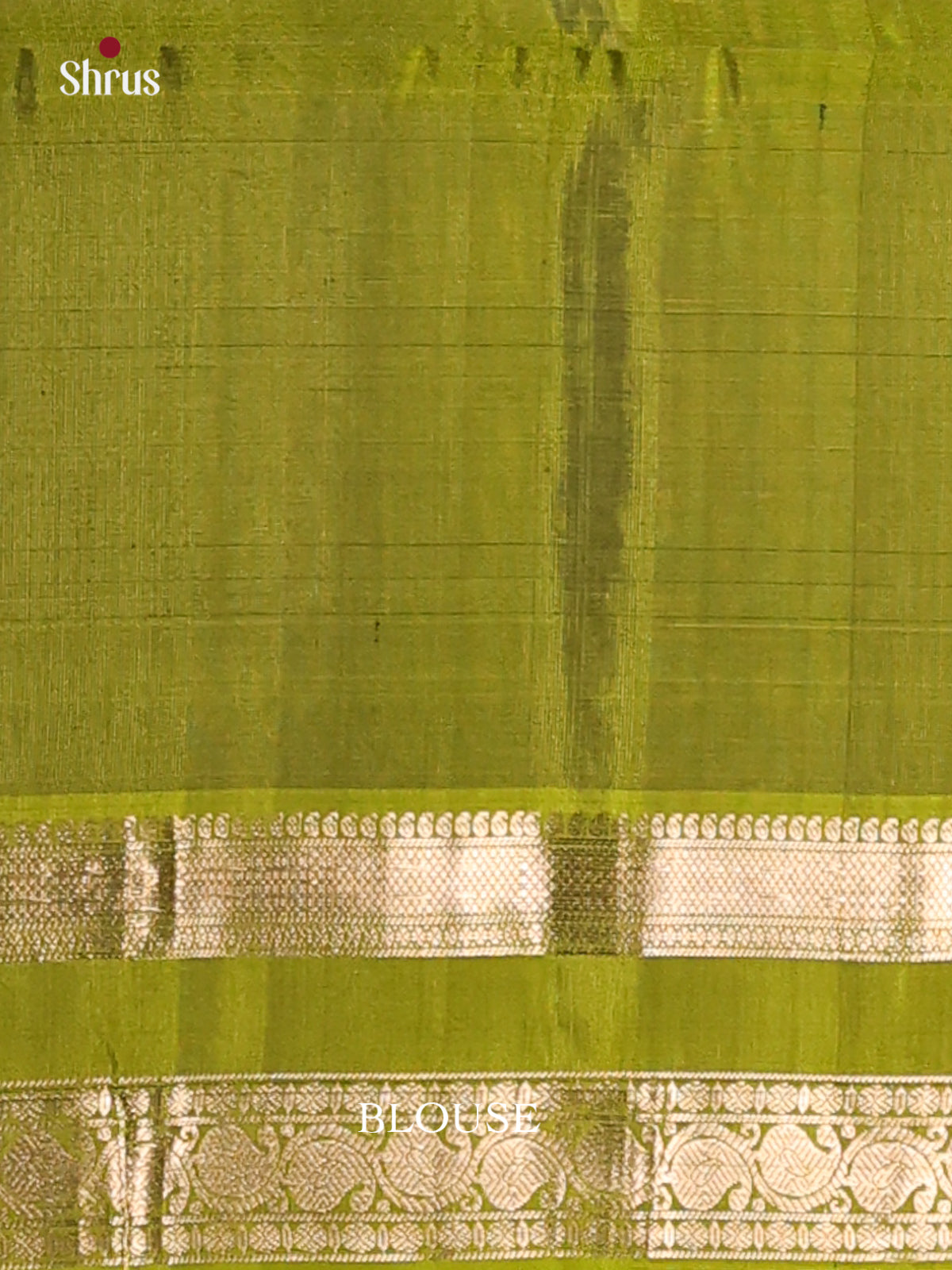 Vibrant Blue Soft silk Saree with gold floral nesting brocade & Green rettaipet border - Shop on Shrus.com