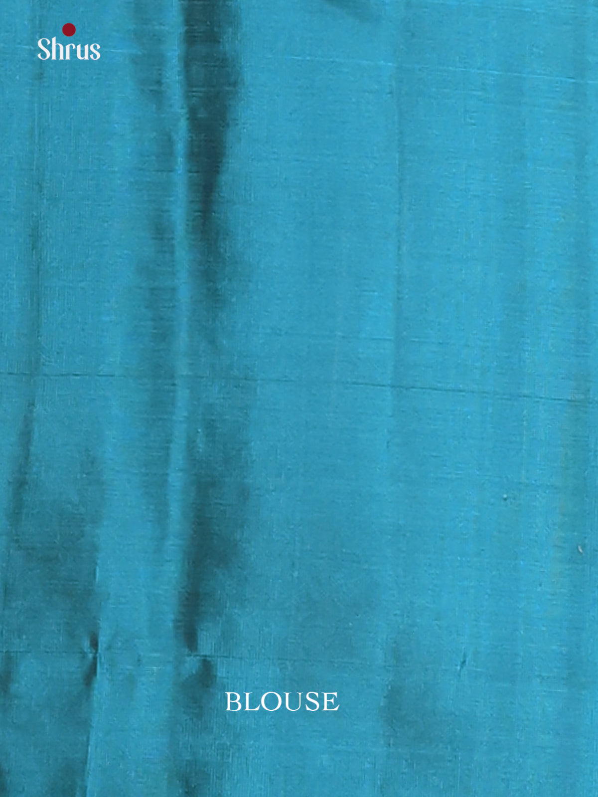 Rustic Brown Softsilk-halfpure Saree with golden motifs & blue brocade pallu - Shop on Shrus.com