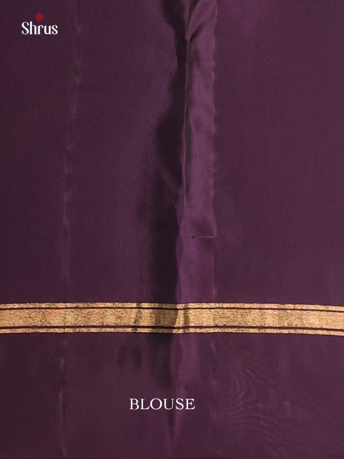 Graceful Green Softsilk-halfpure Saree with gold zari floral motifs & Violet brocade pallu - Shop on Shrus.com
